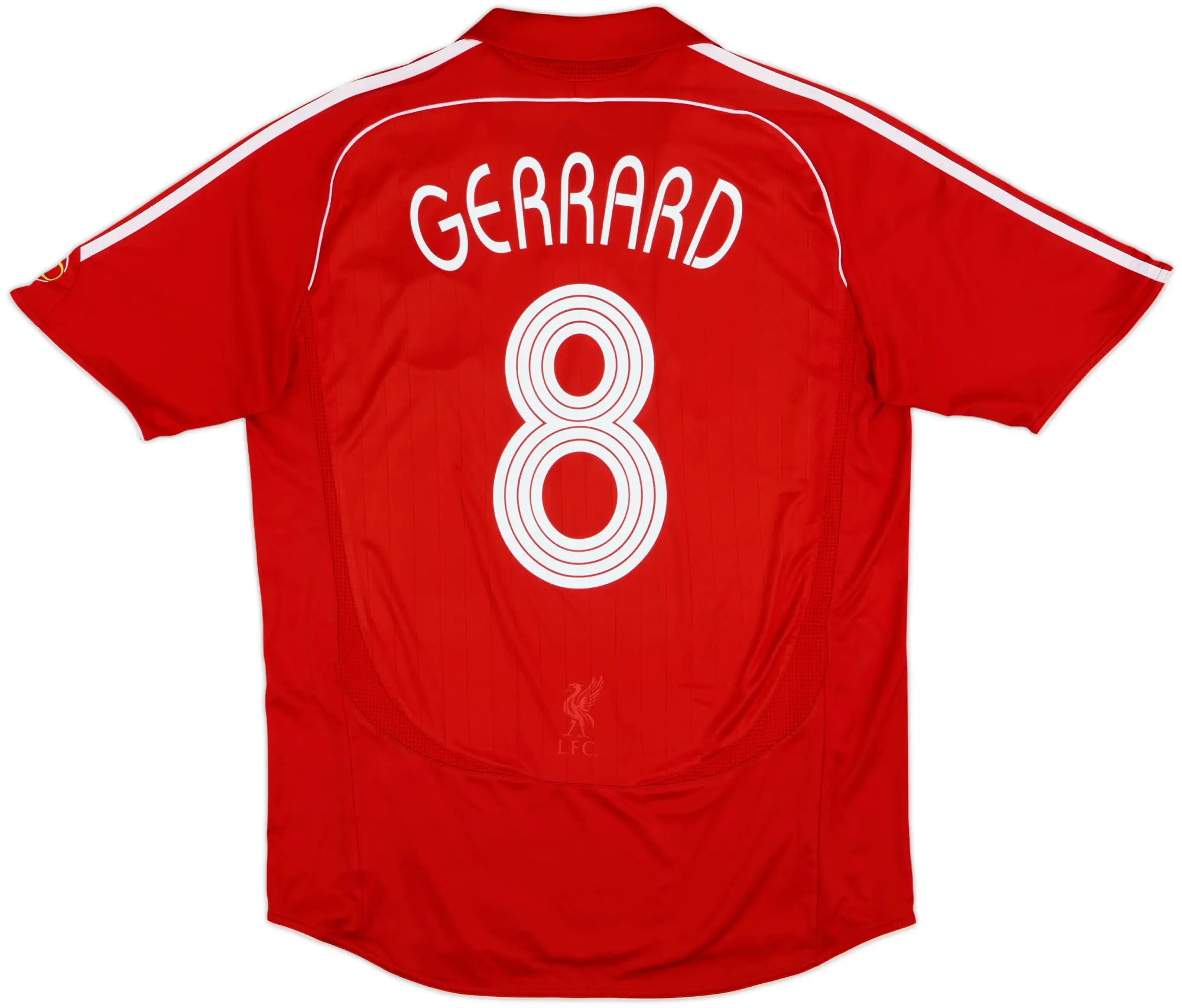 2006-08 Liverpool Home Shirt Gerrard #8 - 6/10 - (L)