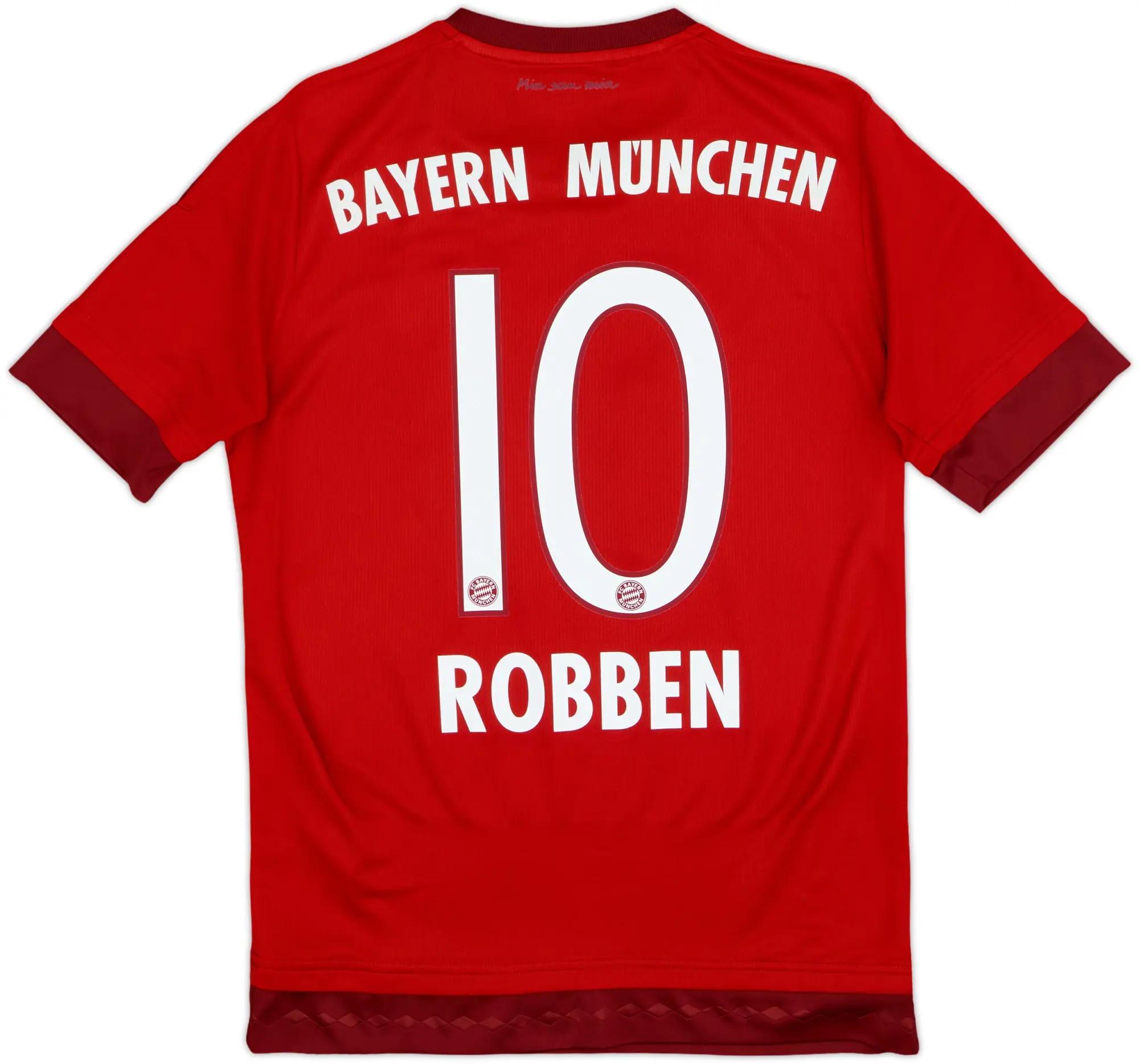 2015-16 Bayern Munich Home Shirt Robben #10 - 8/10 - (XL.Boys)