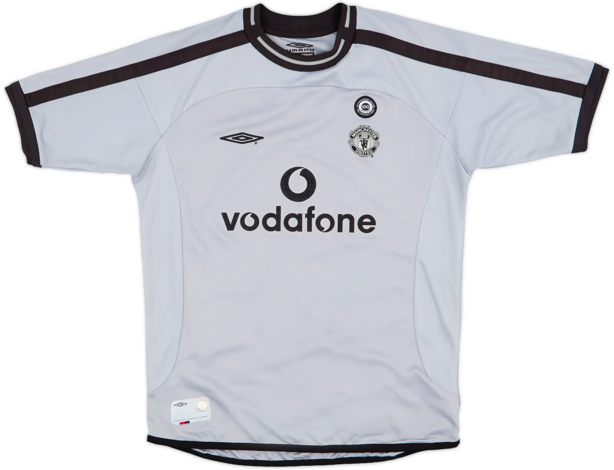 2001-02 Manchester United Centenary S/S GK Shirt - 8/10 - (M.Boys)