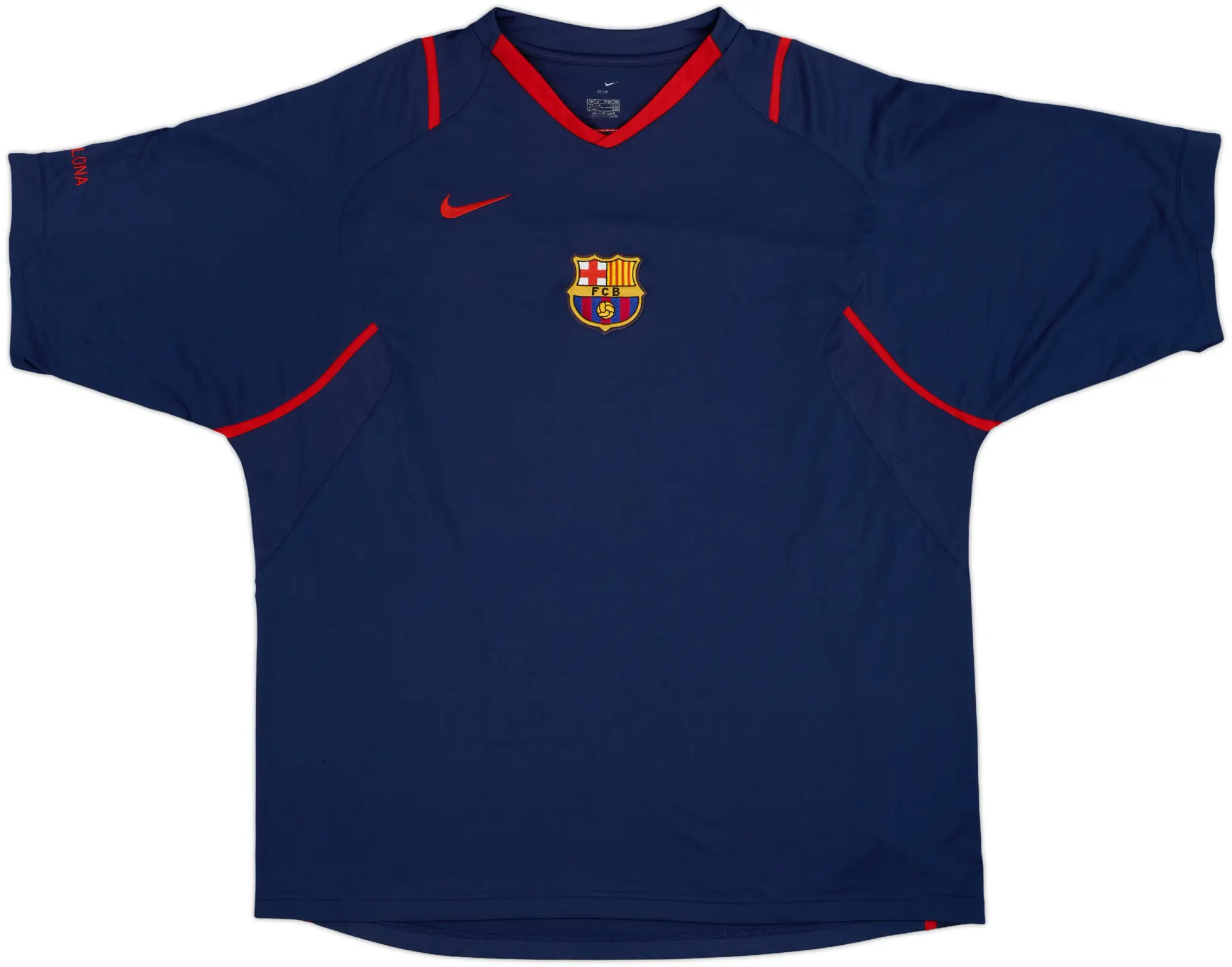 2006-07 Barcelona Nike Training Shirt - 8/10 - (XXL)