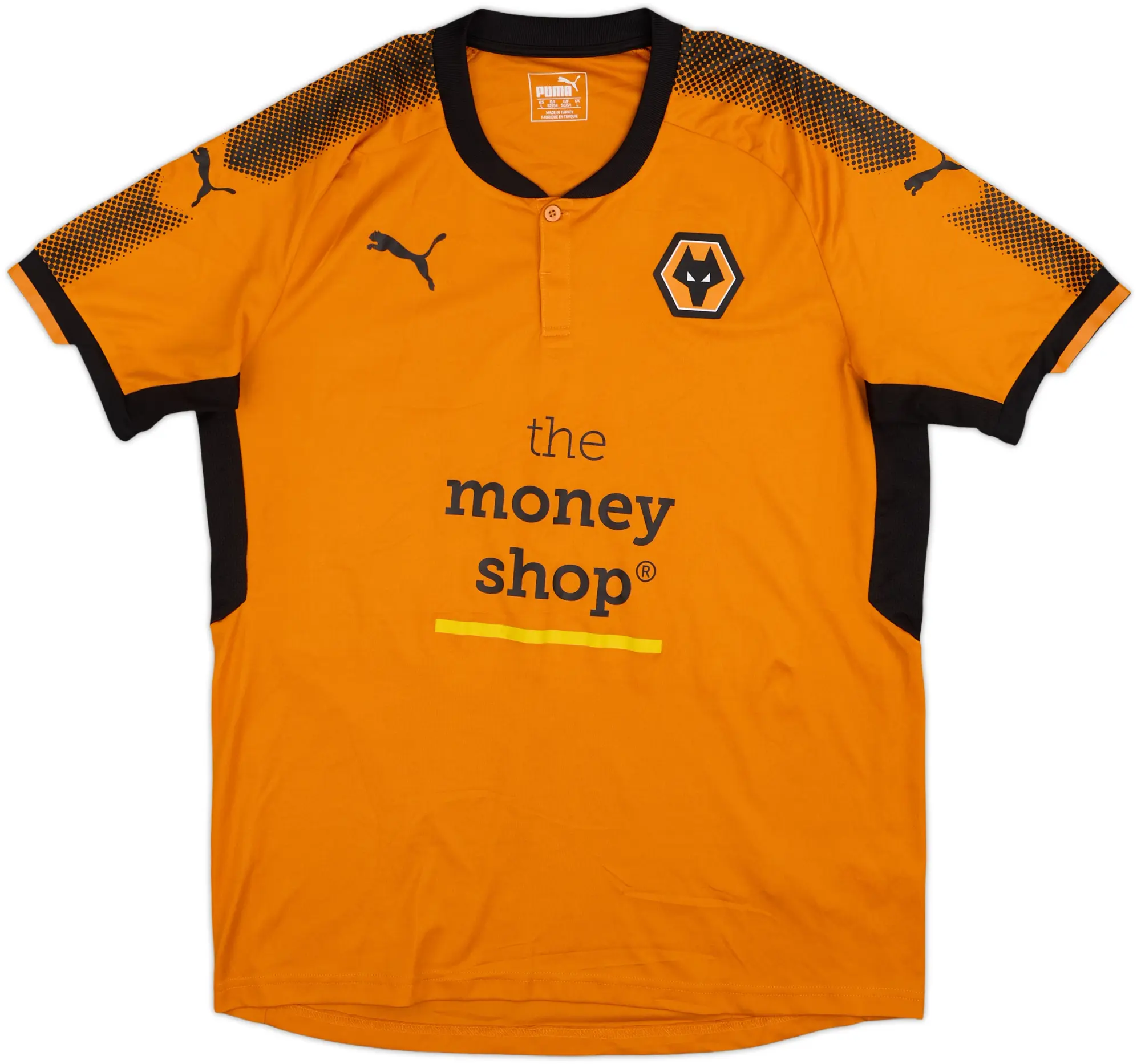 2017-18 Wolves Home Shirt - 9/10 - (L)
