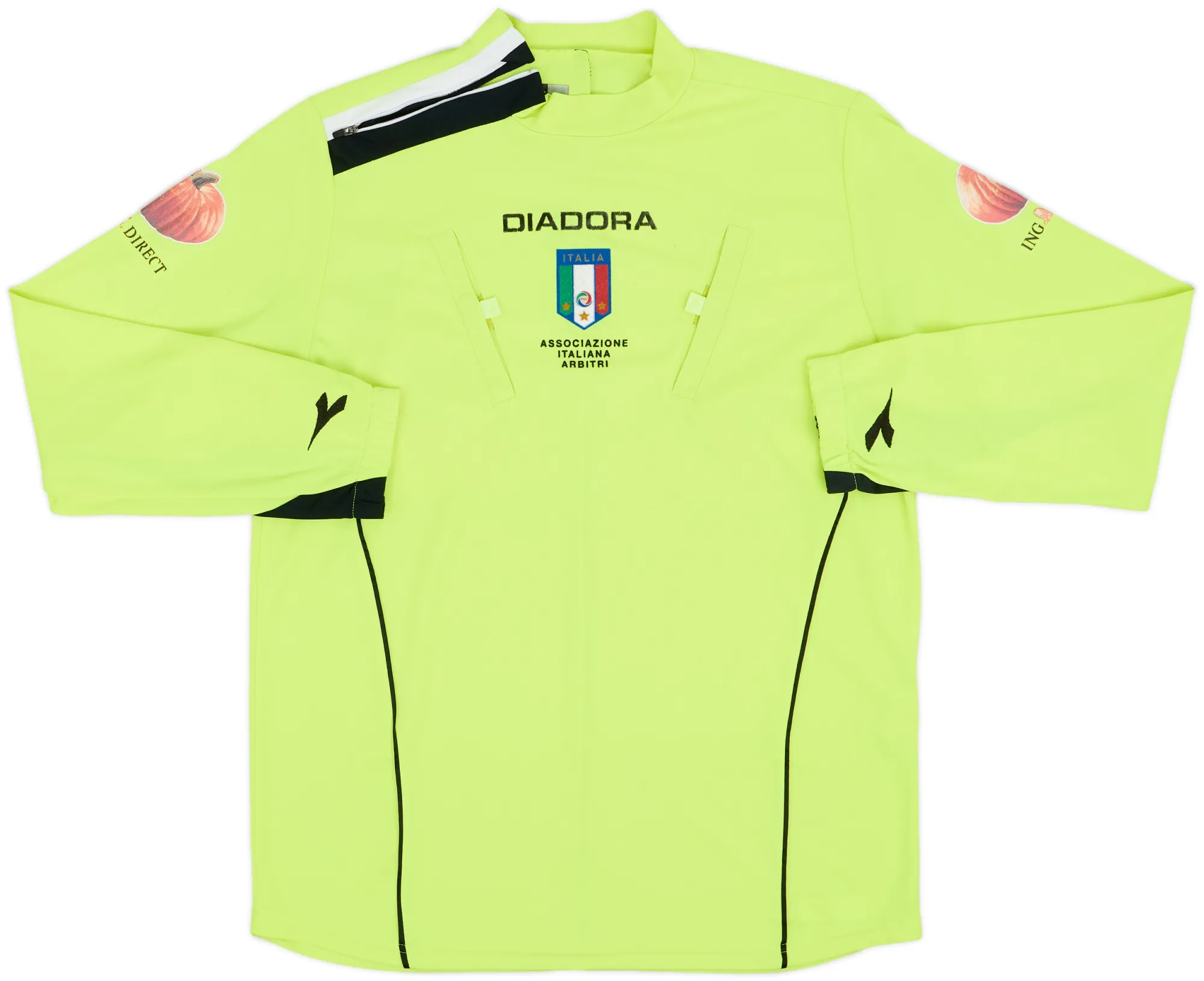Diadora Italy Mens LS Home Shirt 2000