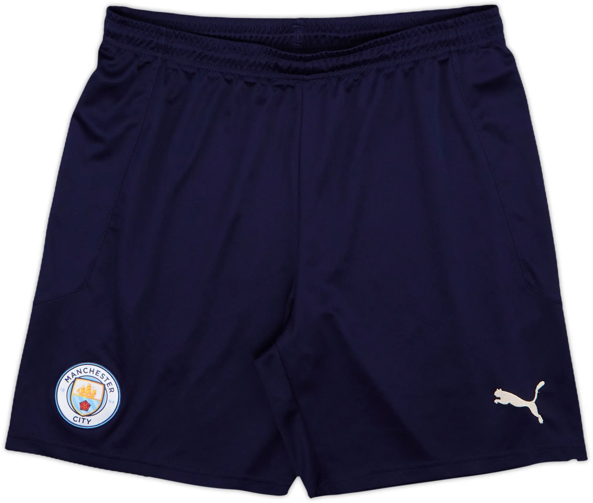 2019-20 Manchester City Puma Training Shorts - 6/10 - (L)