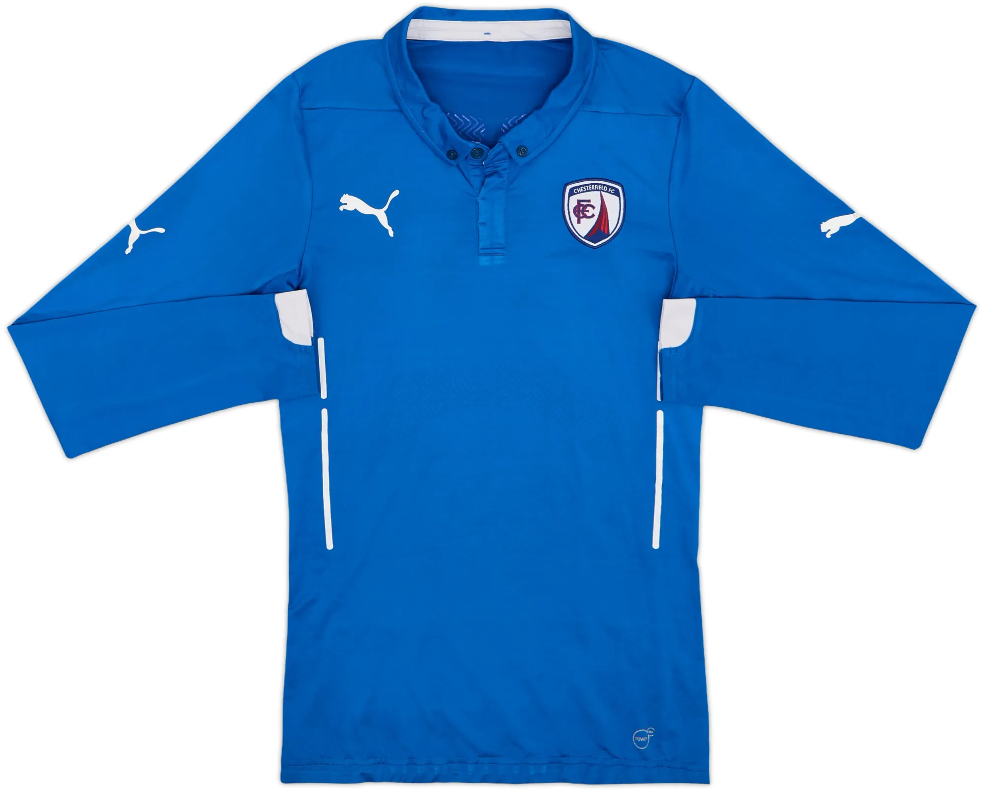 Puma Chesterfield Mens LS Player Issue Home Shirt 2014/15