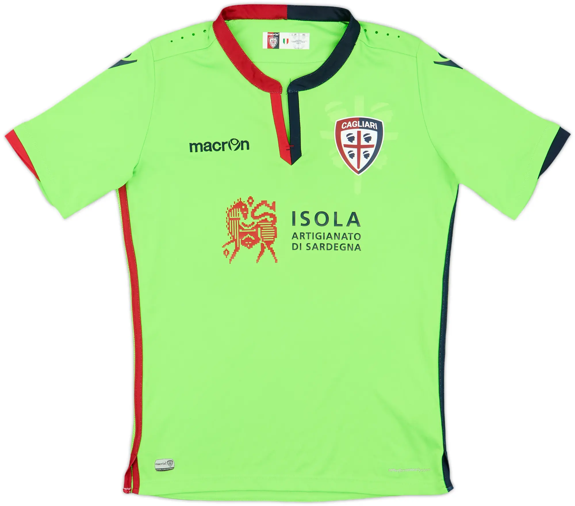 2016-17 Cagliari Third Shirt - 9/10 - (L.Boys)