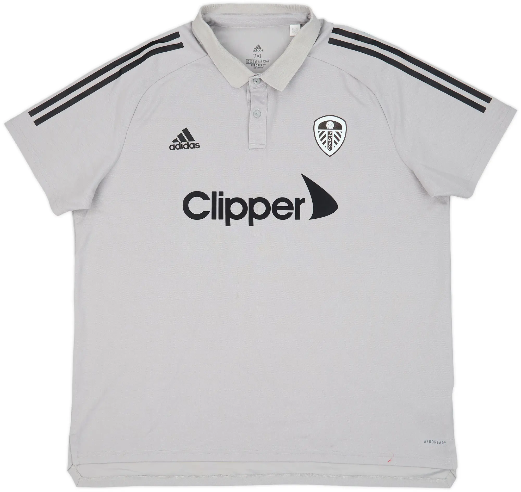 2020-21 Leeds United adidas Polo Shirt - 8/10 - (XXL)