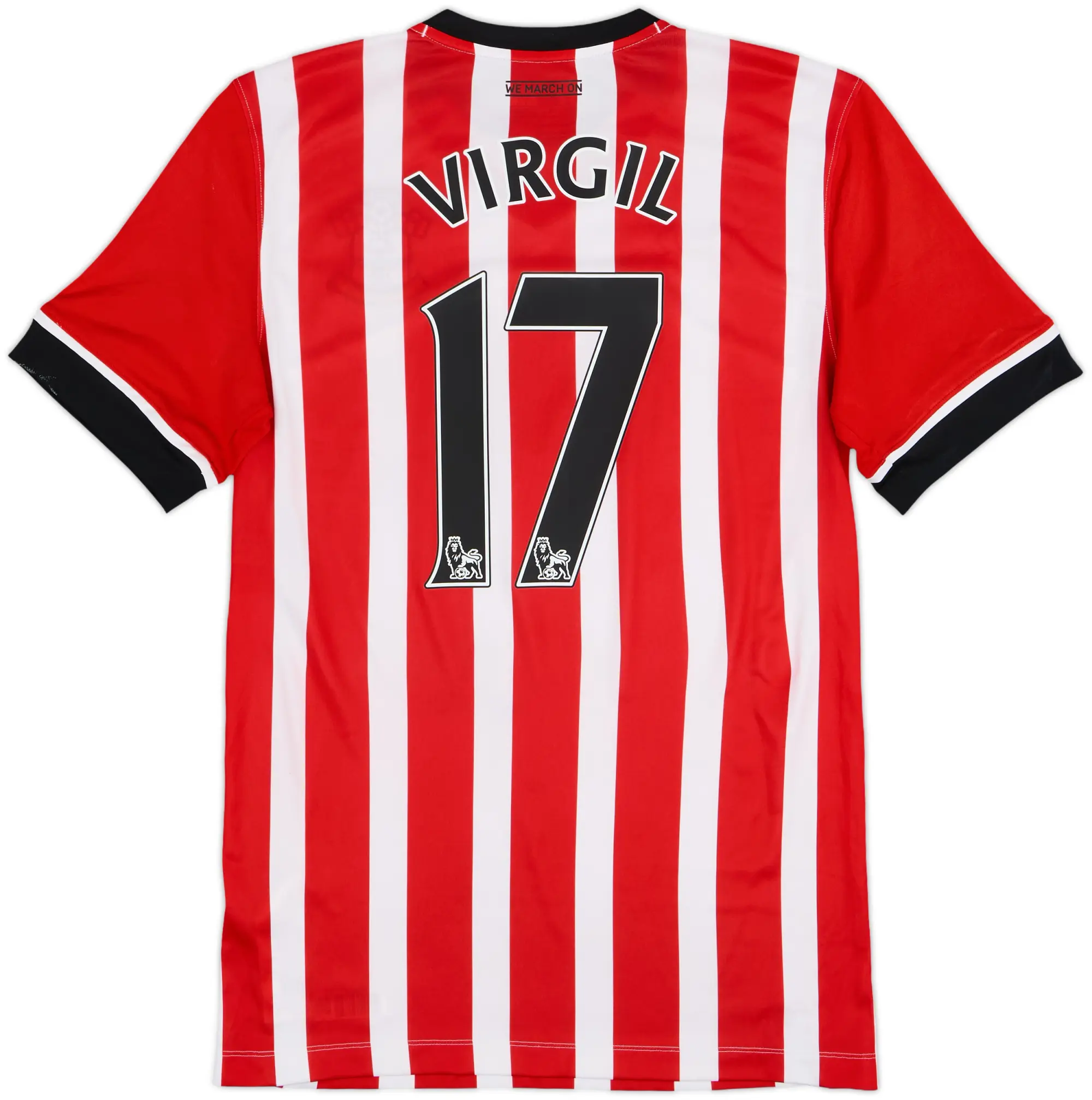 2016-17 Southampton Home Shirt Virgil #17 - 7/10 - (M)