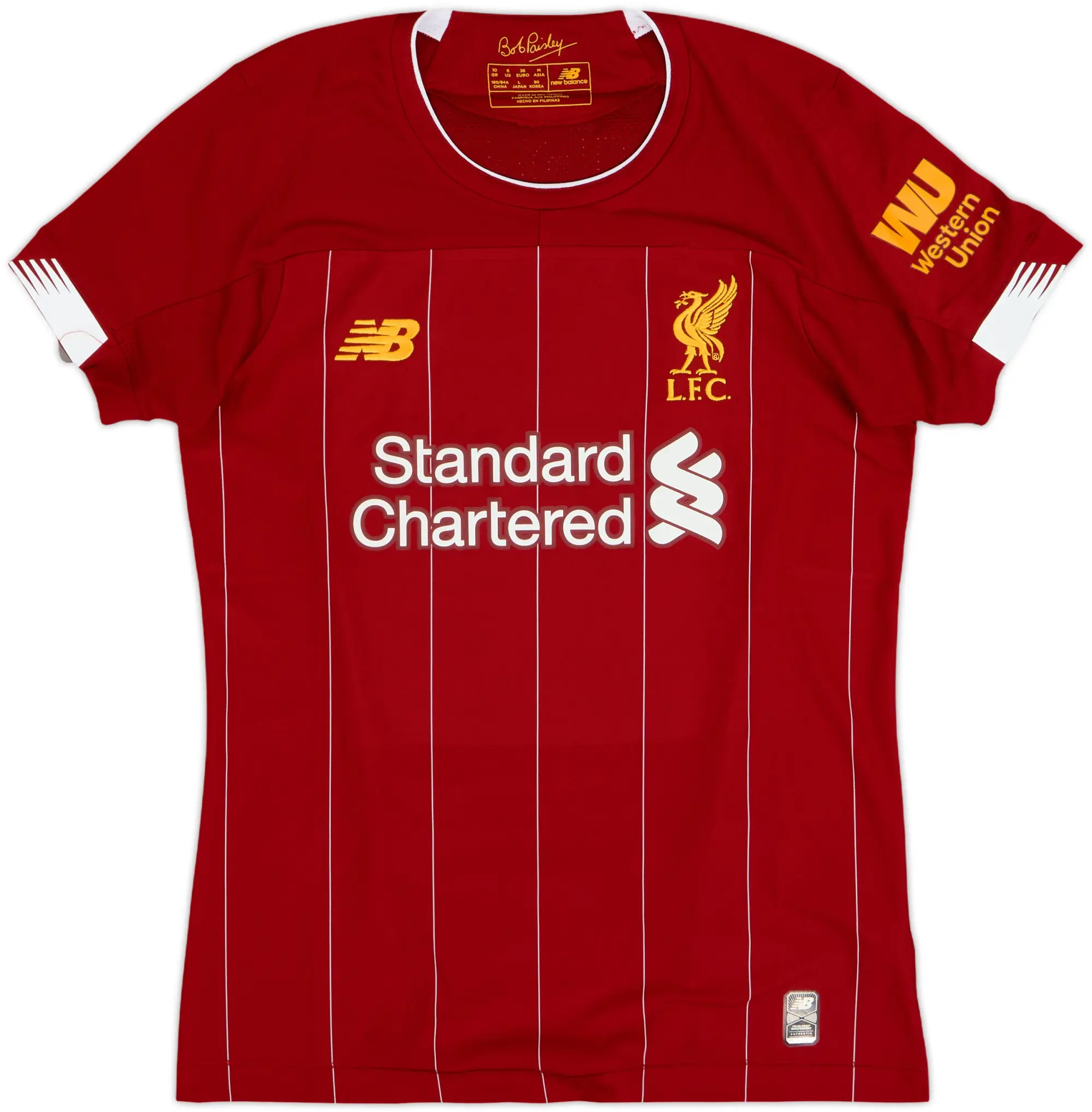 2019-20 Liverpool Home Shirt Virgil #4 - 10/10 - (Women's S)
