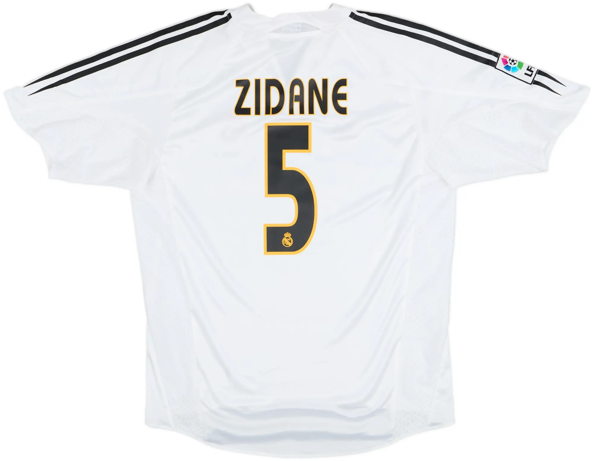 2004-05 Real Madrid Home Shirt Zidane #5 - 6/10 - (L)