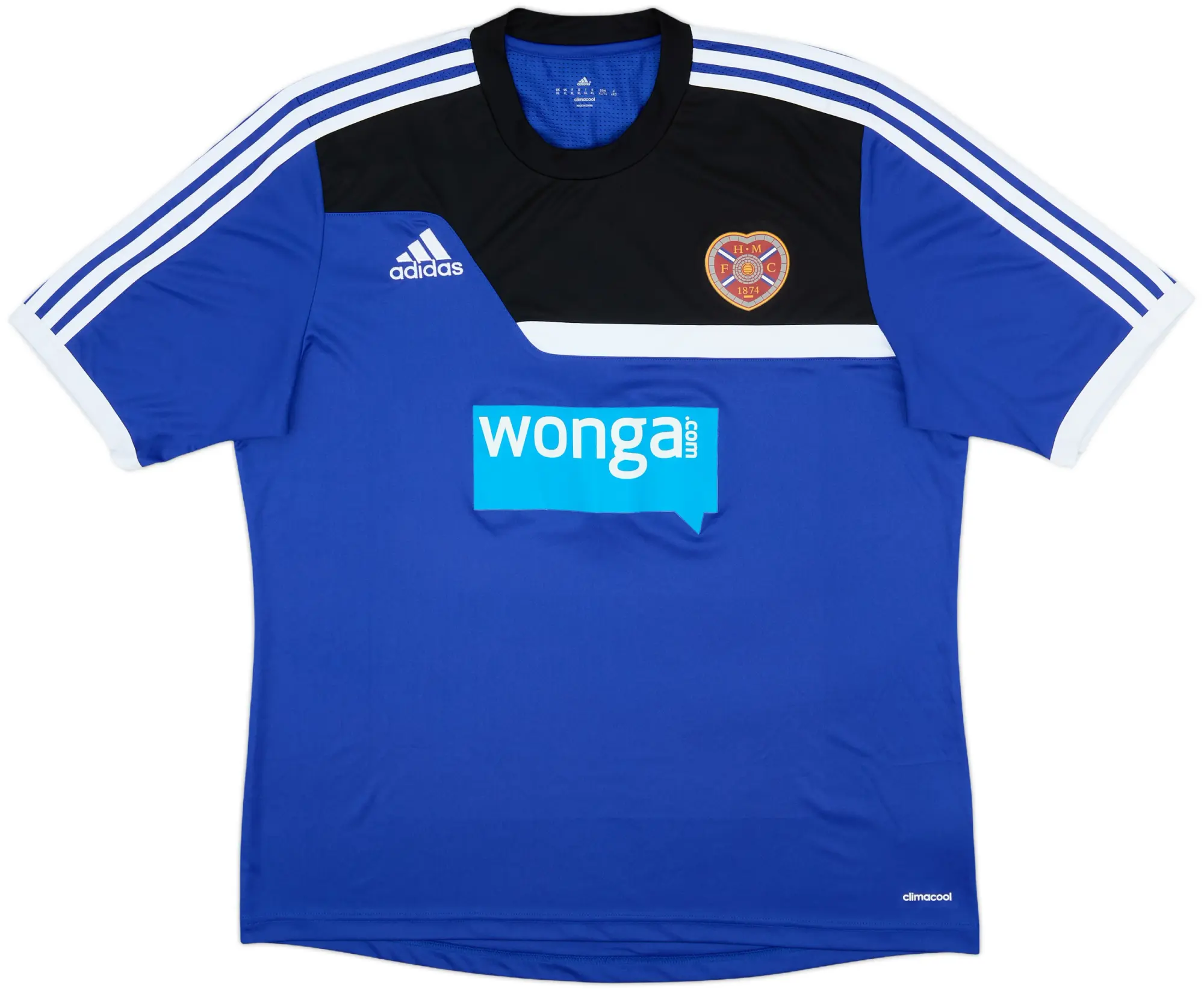 adidas Heart of Midlothian Mens SS Home Shirt 2013/14