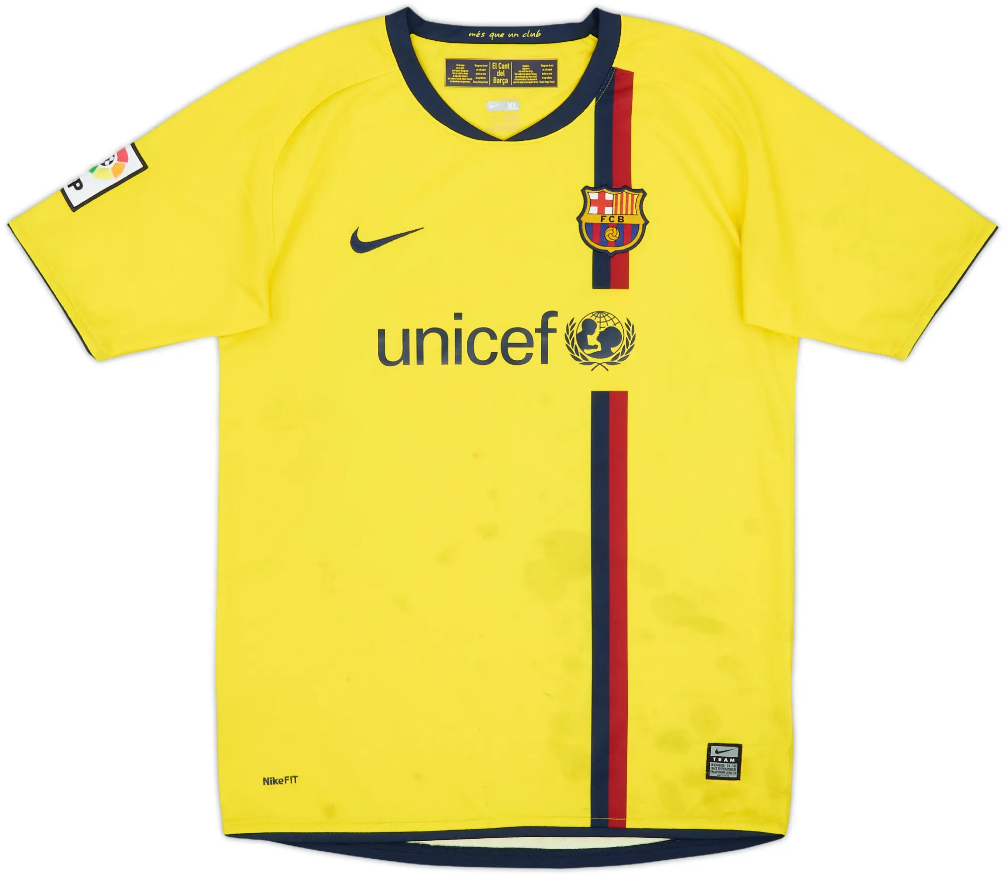 Nike Barcelona Boys SS Away Shirt 2008/10