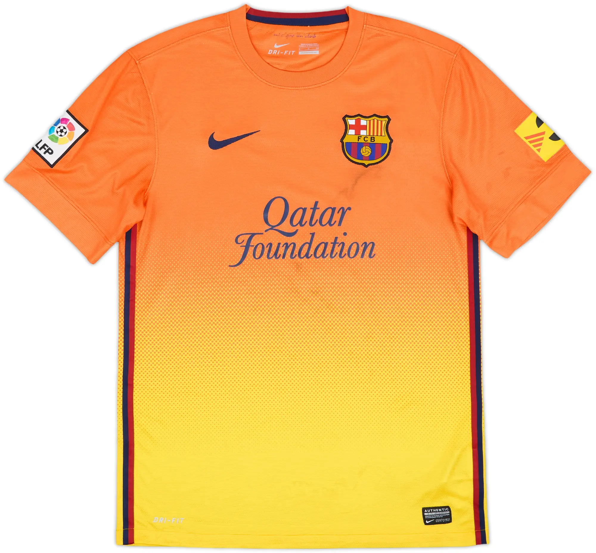Nike Barcelona Mens SS Away Shirt 2012/13