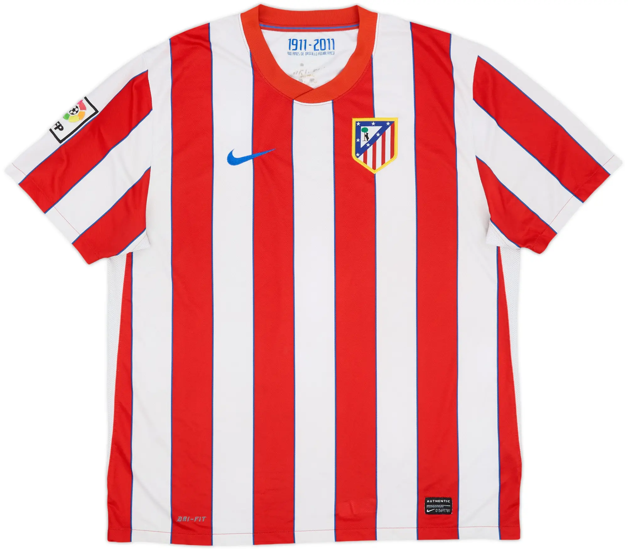 Nike Atlético Madrid Mens SS Home Shirt 2011/12