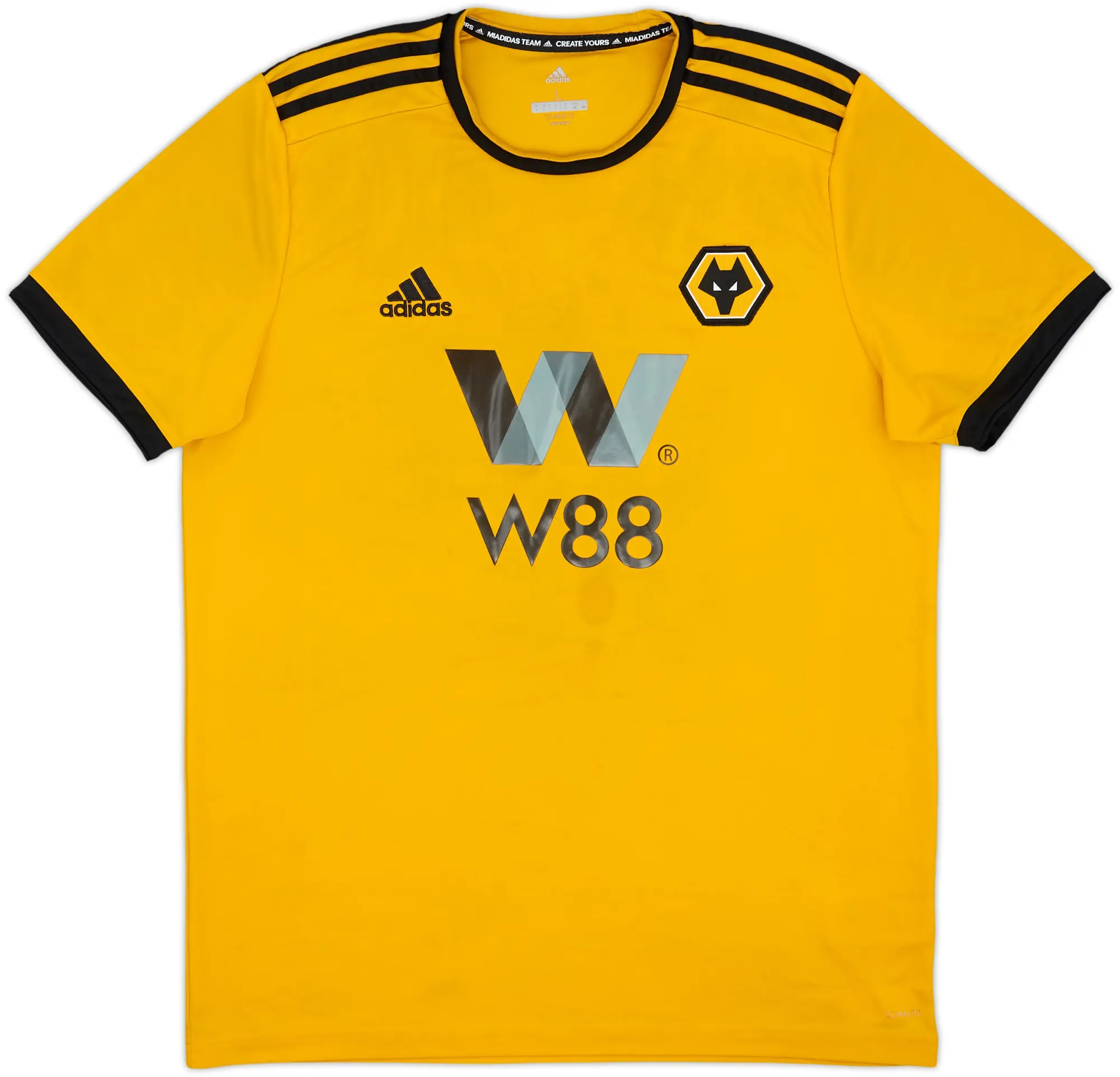 2018-19 Wolves Home Shirt - 4/10 - (L)
