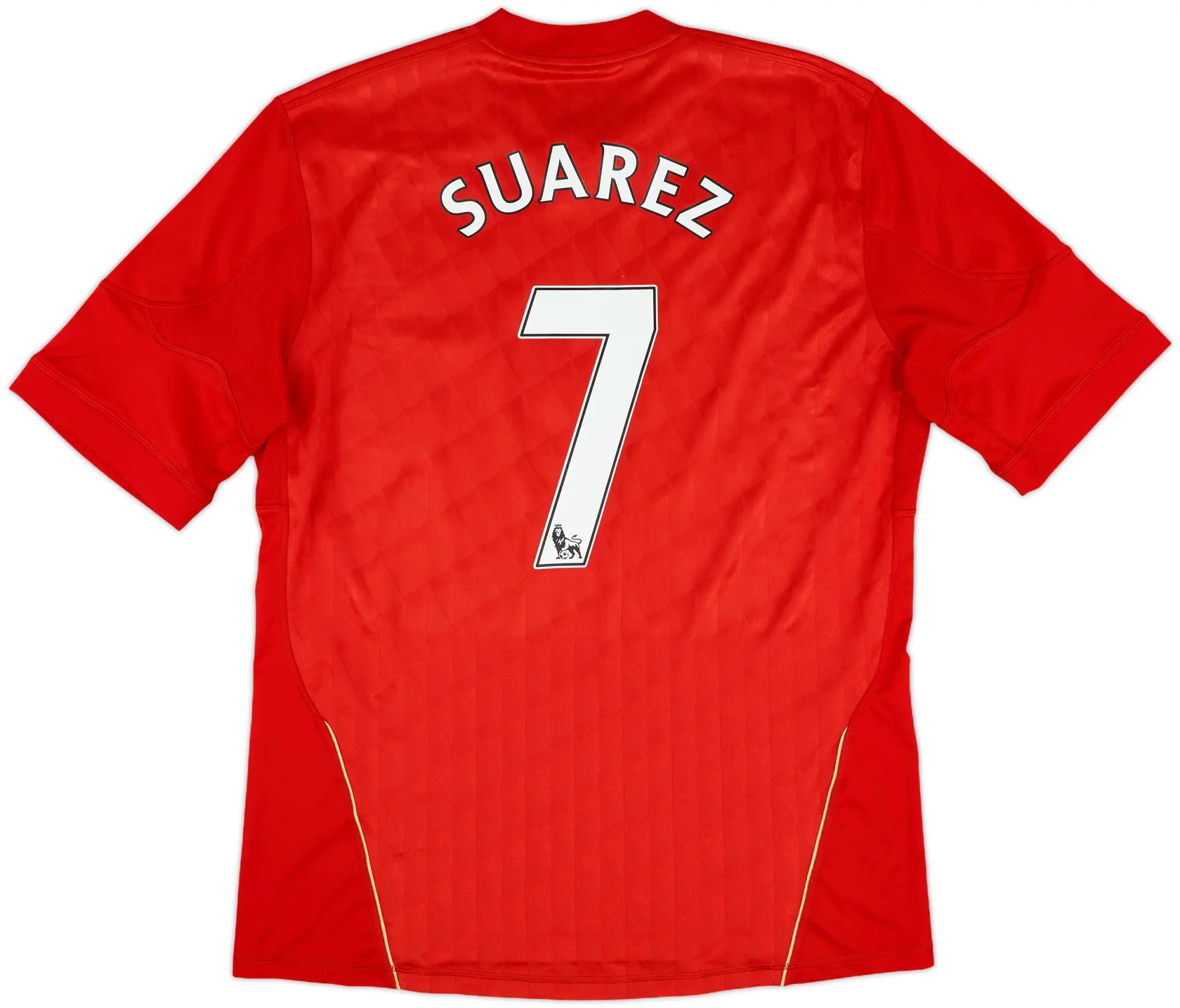 2010-12 Liverpool Home Shirt Suarez #7 - 6/10 - (L)