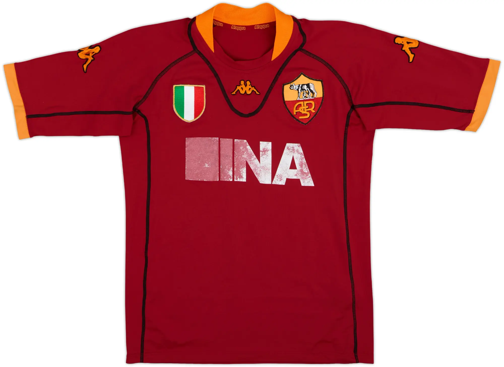 2001-02 Roma Home Shirt - 4/10 - (L)