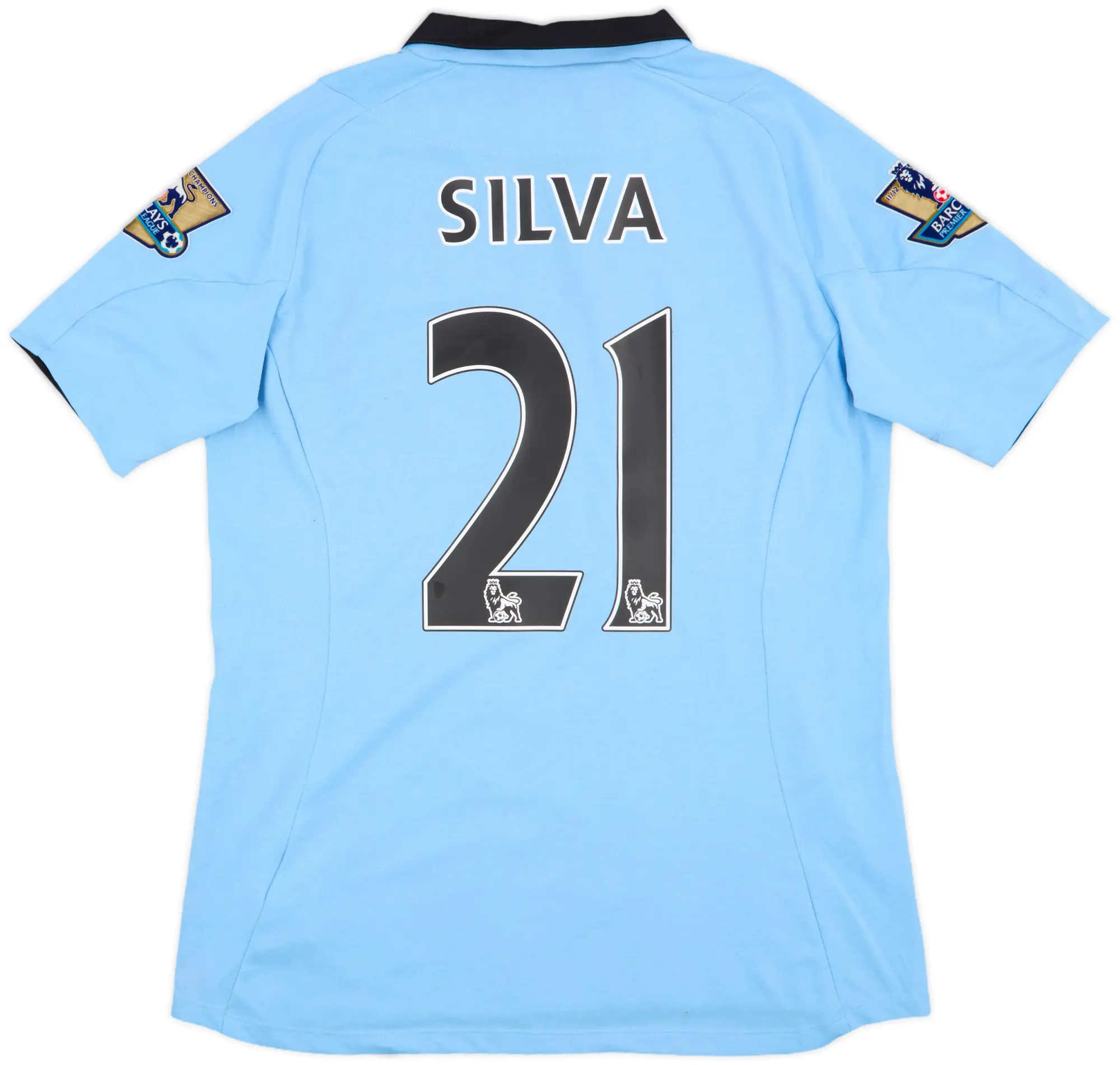 2012-13 Manchester City Home Shirt Silva #21 - 8/10 - (Women's M)