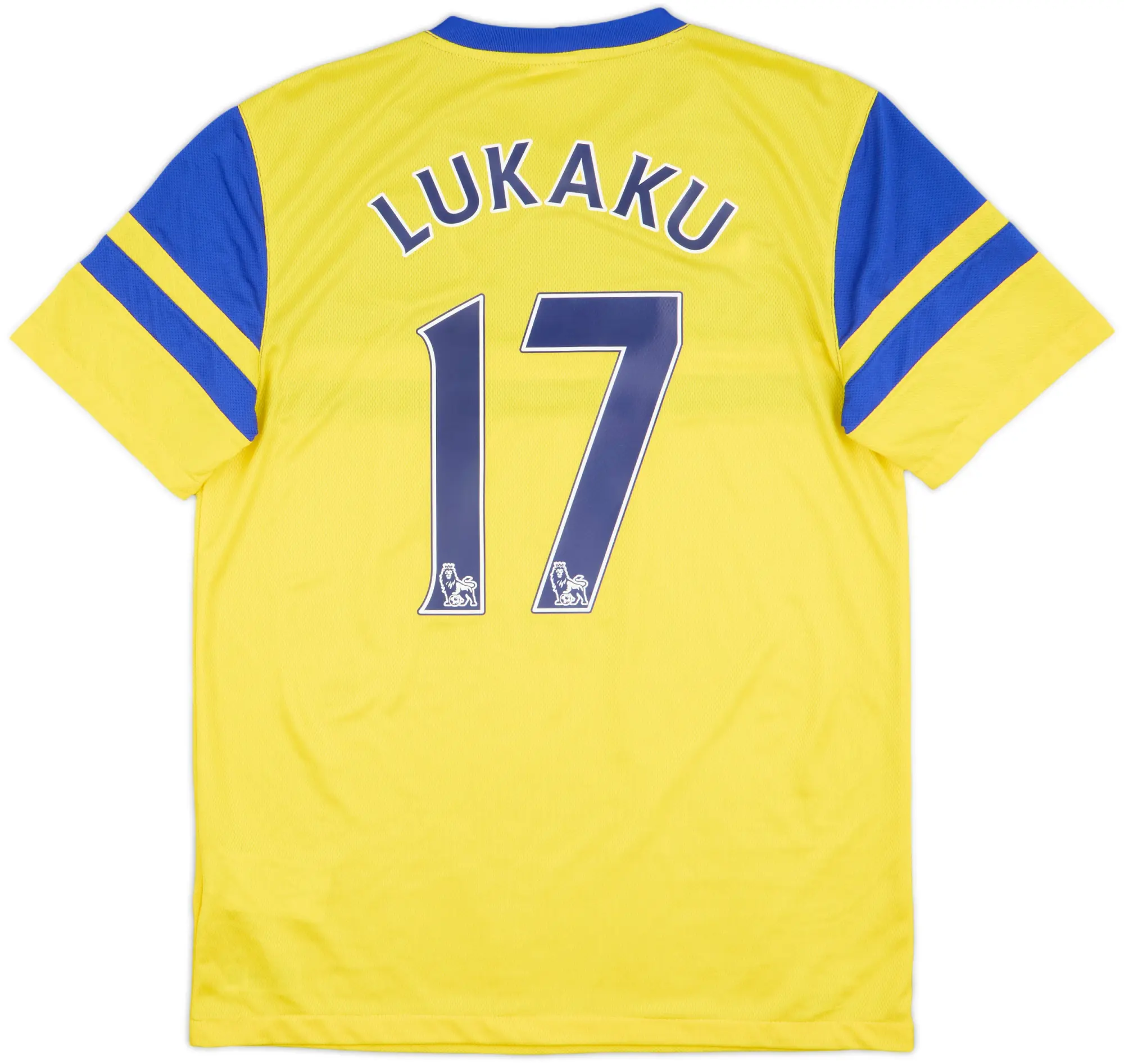 2013-14 Everton Away Shirt Lukaku #17 - 9/10 - (M)
