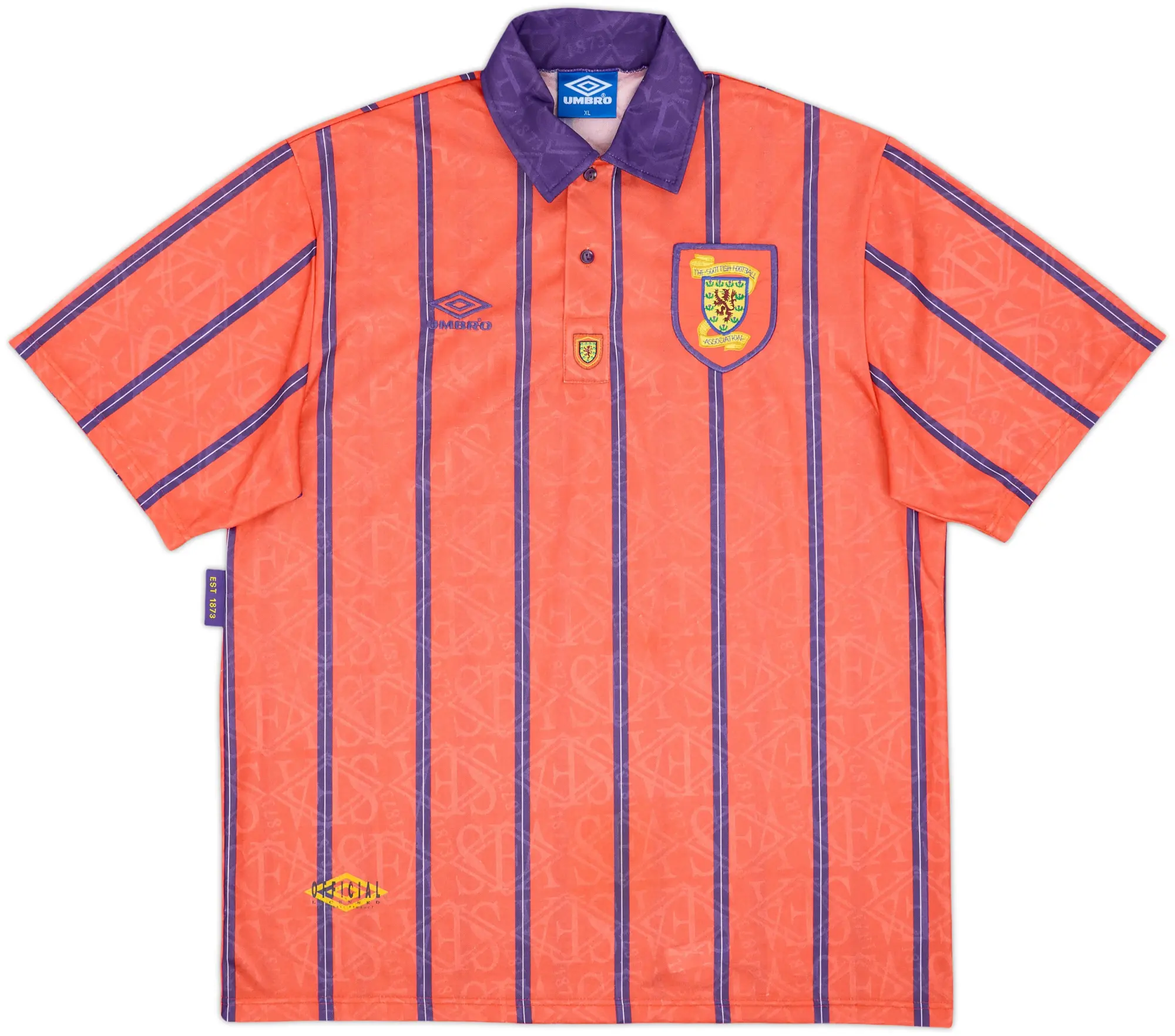 Umbro Scotland Mens SS Away Shirt 1993