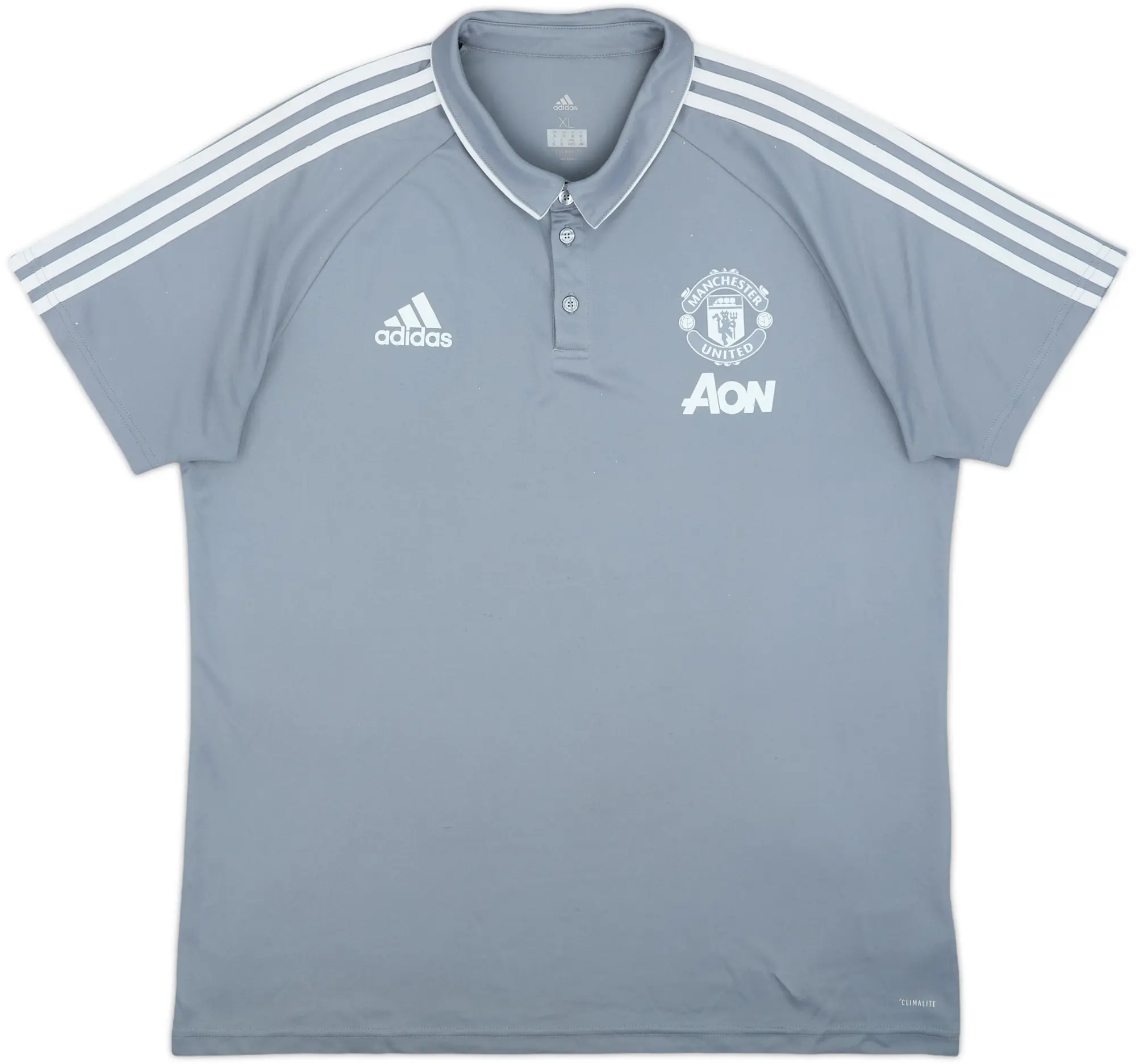 2017-18 Manchester United adidas Polo Shirt - 6/10 - (XL)