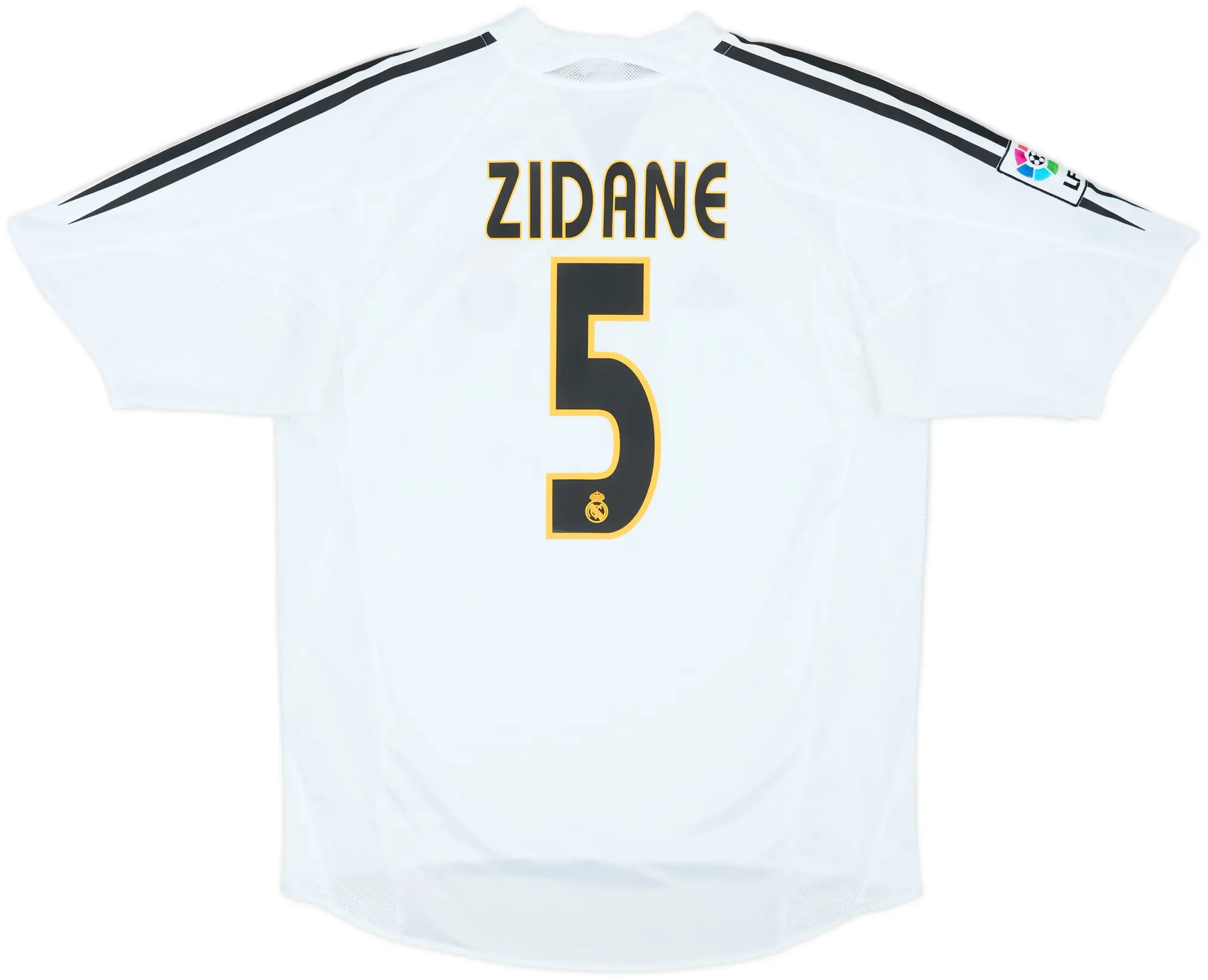 2004-05 Real Madrid Home Shirt Zidane #5 - 9/10 - (M)