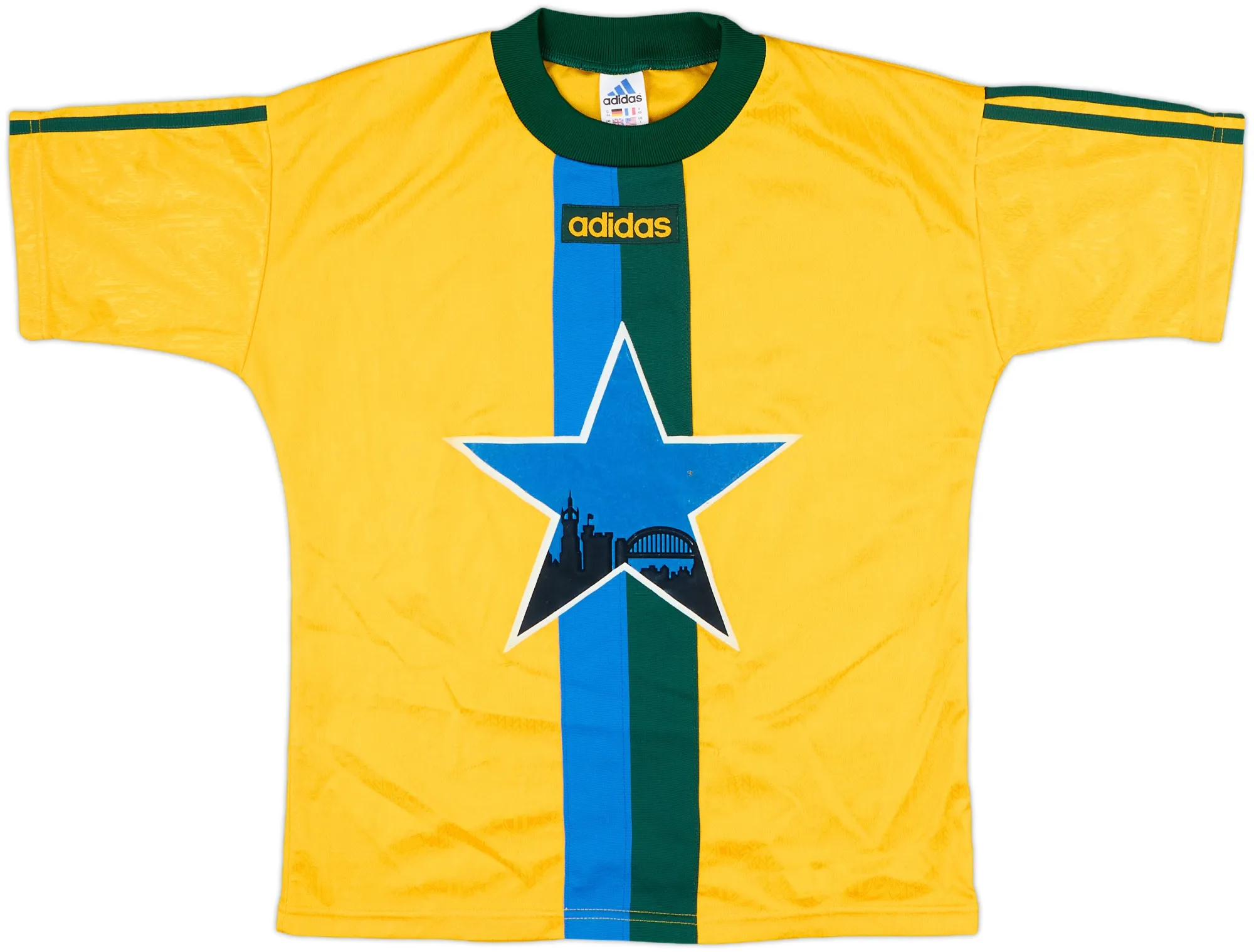 adidas Newcastle United Mens SS Home Shirt 1995/96