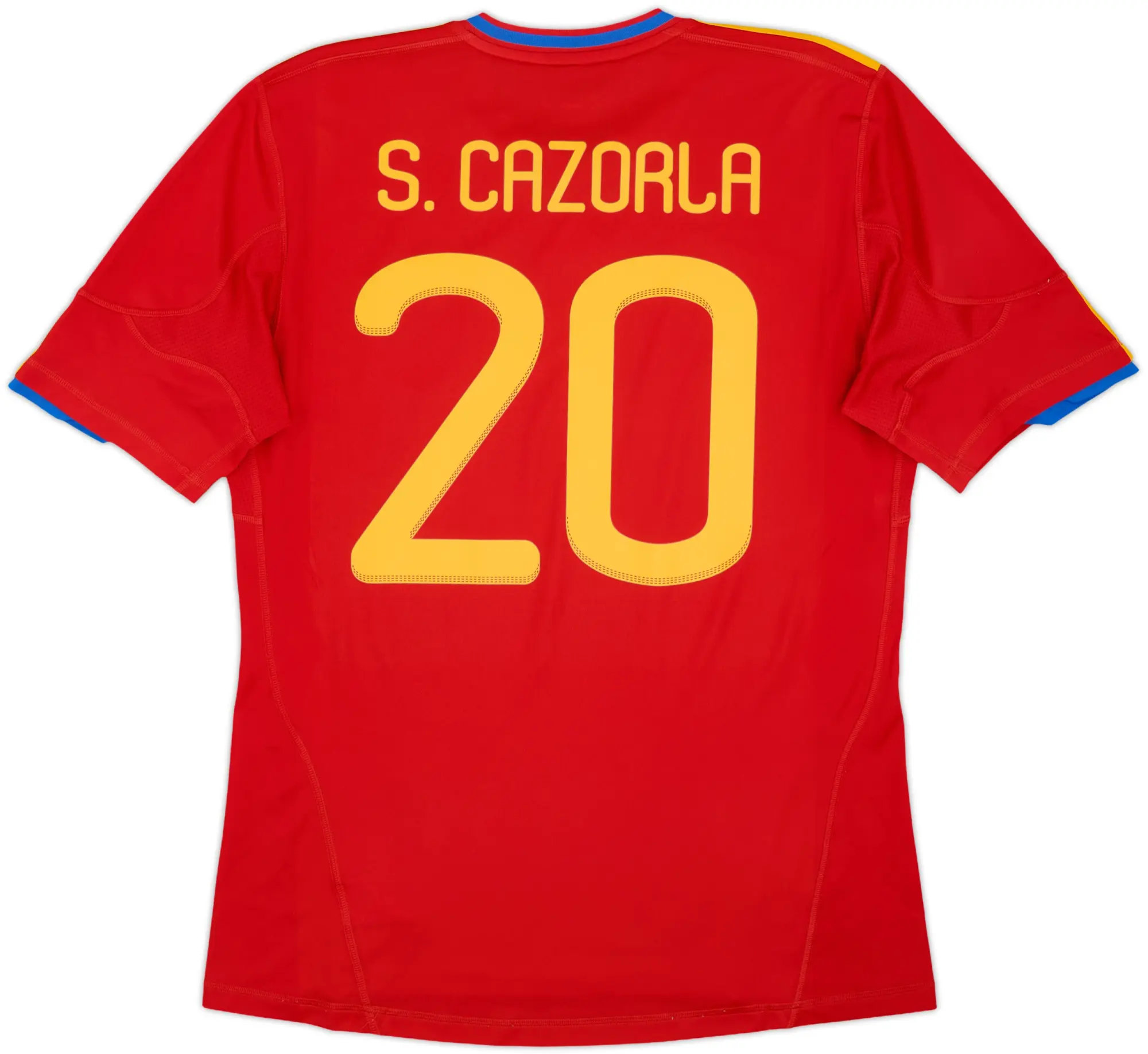 2009-10 Spain Home Shirt S.Cazorla #20 - 8/10 - (L)