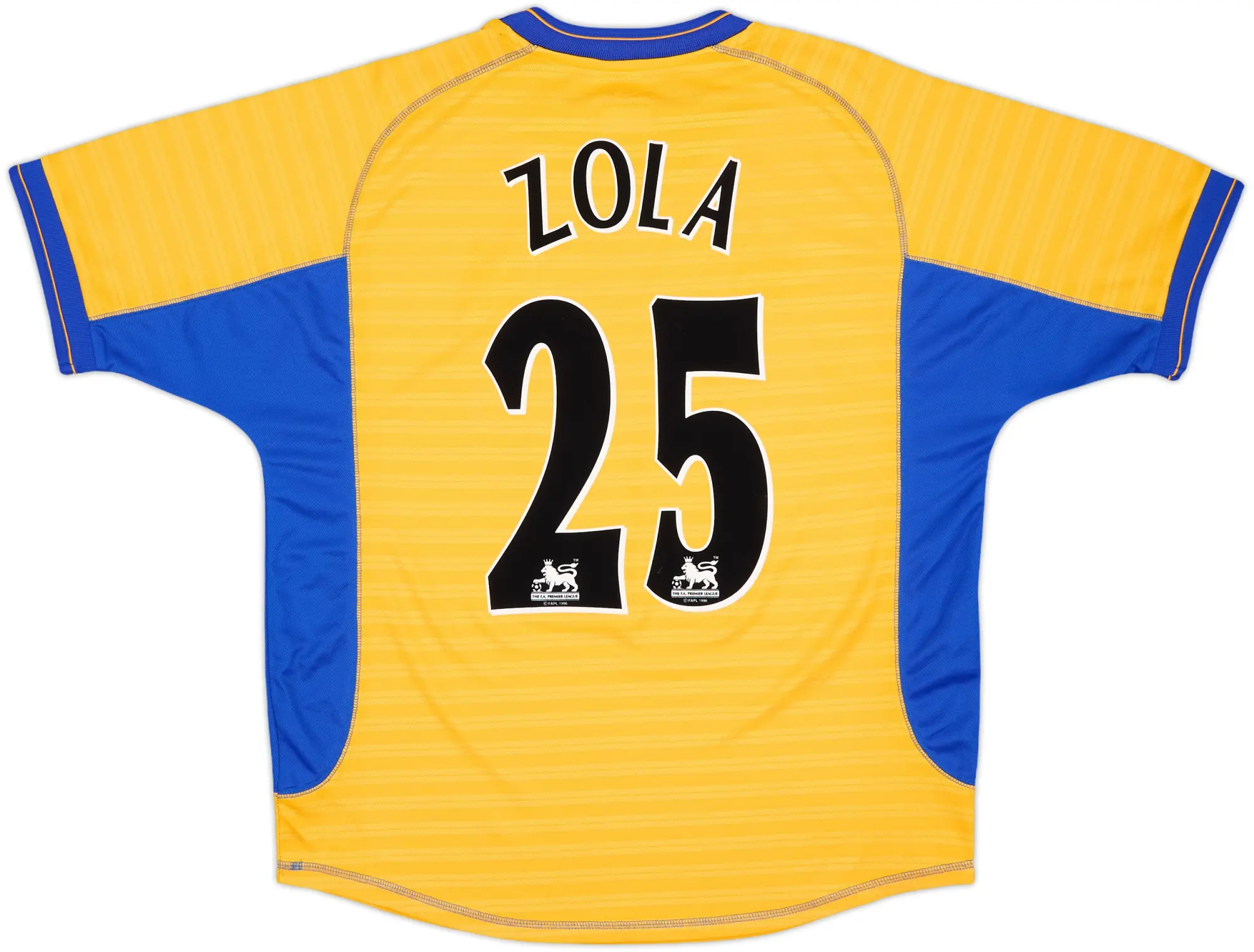 2000-01 Chelsea Away Shirt Zola #25 - 10/10 - (M)