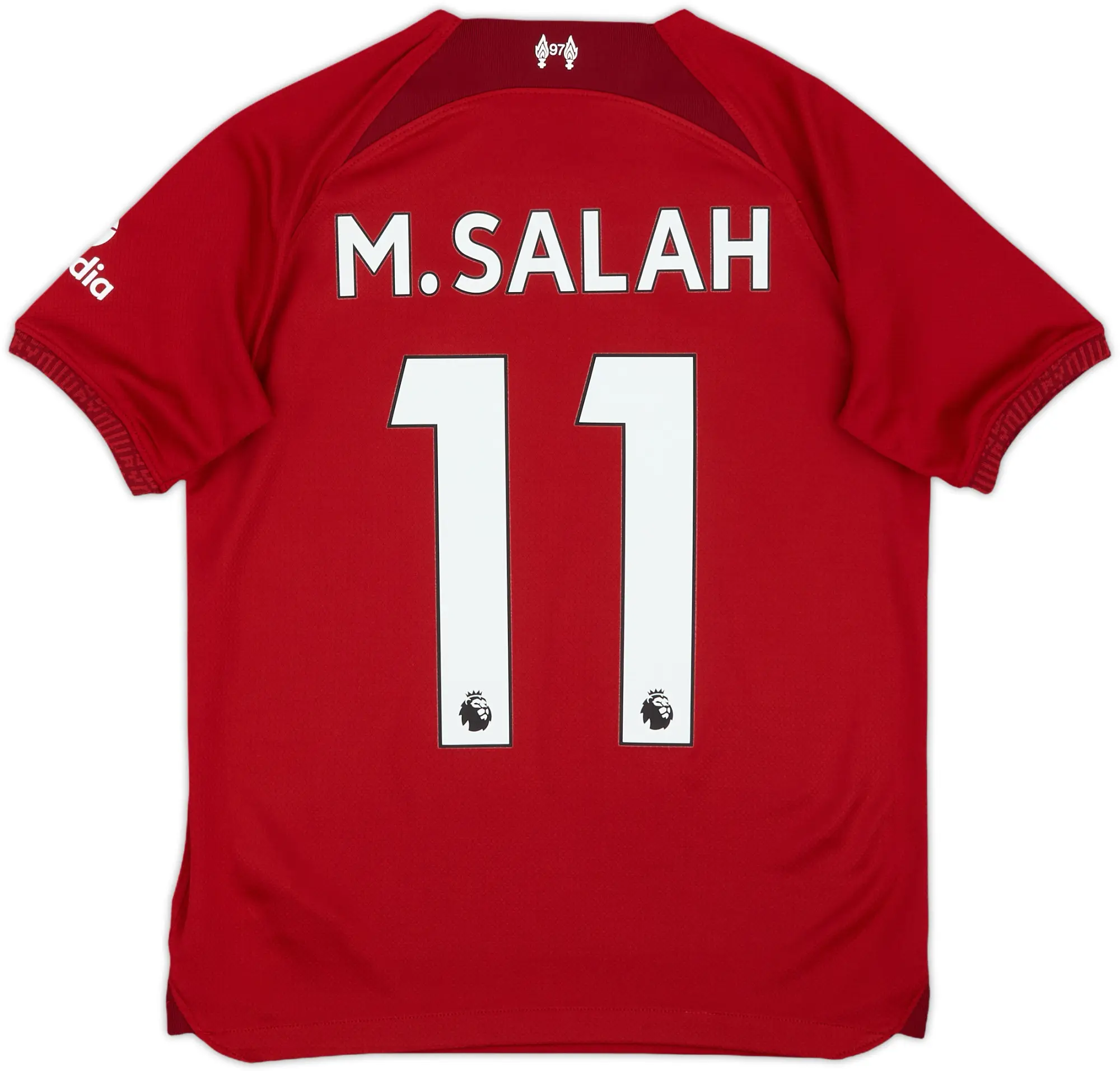 2022-23 Liverpool Home Shirt M.Salah #11 - 8/10 - (L.Boys)