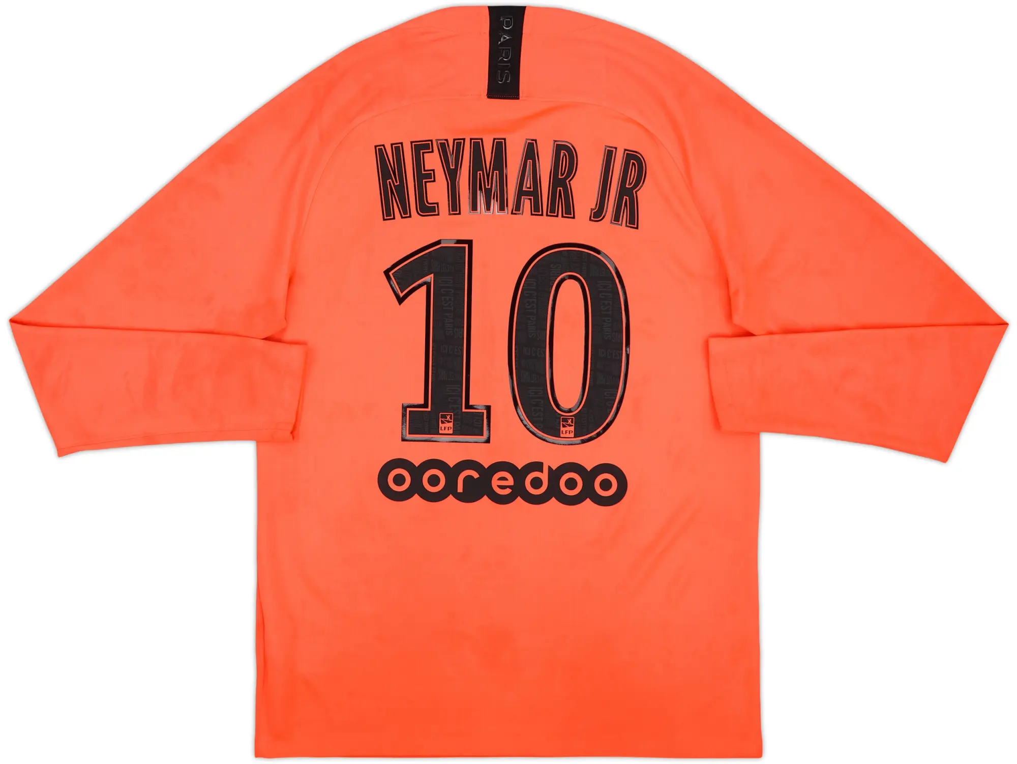 2019-20 Paris Saint-Germain Away L/S Shirt Neymar Jr #10 - 6/10 - (M)