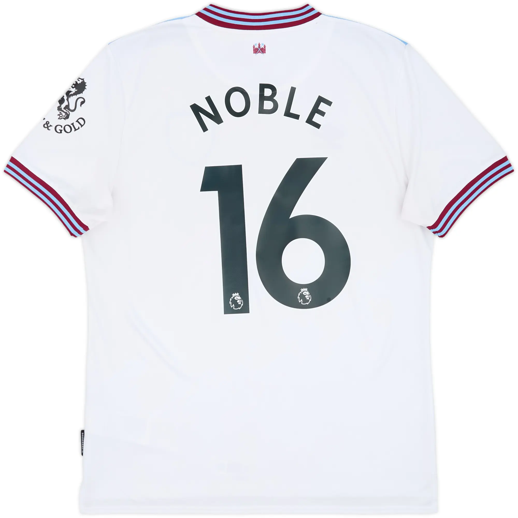 2019-20 West Ham Away Shirt Noble #16 - 9/10 - (L)