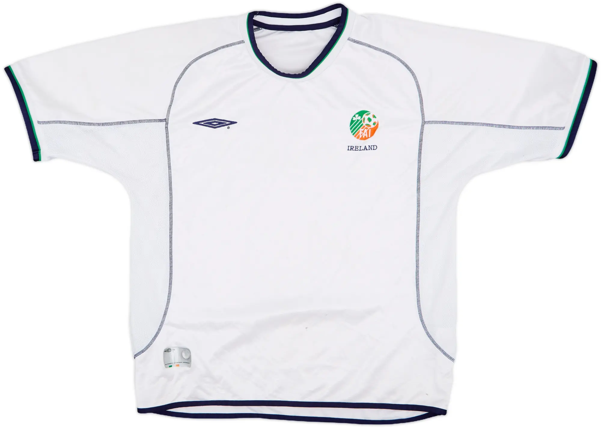 2002-03 Ireland Umbro Training Shirt - 7/10 - (L)