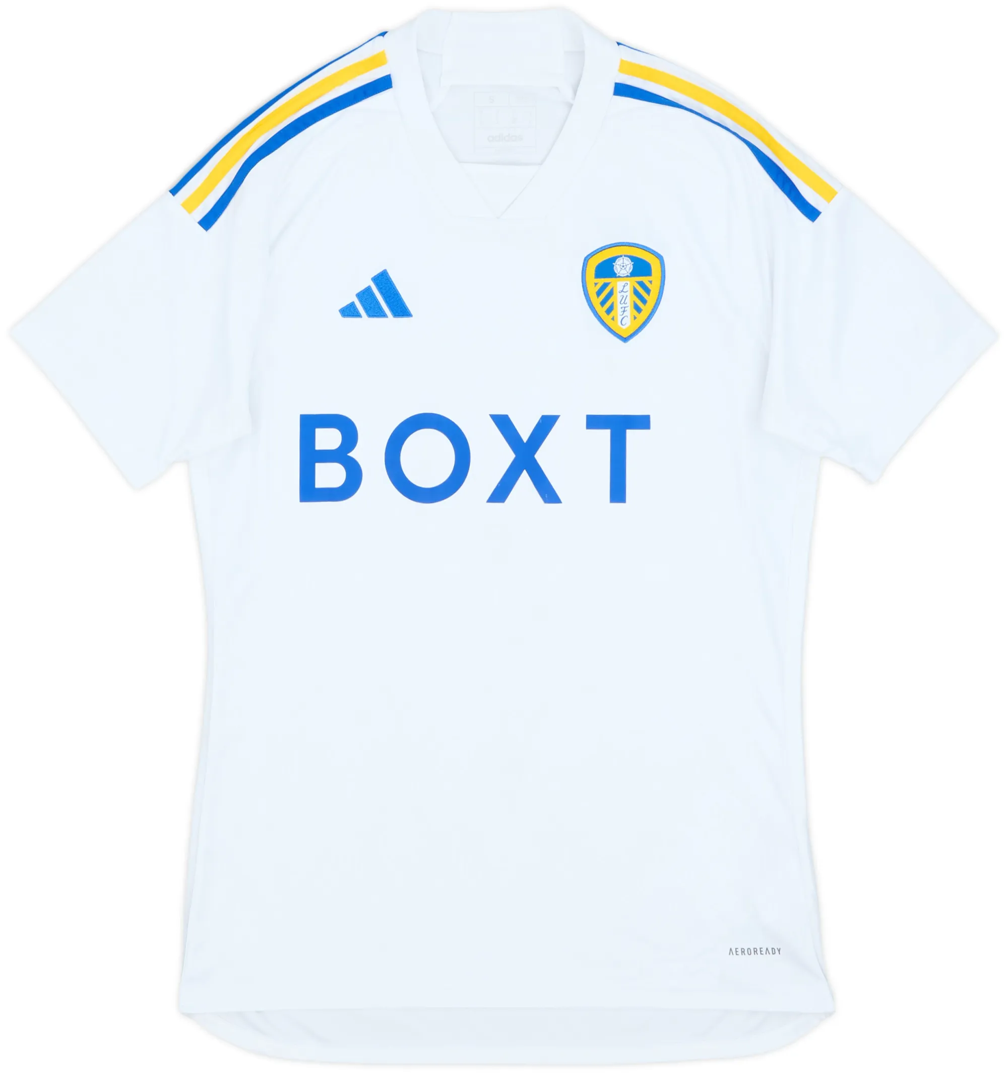 adidas Leeds United Mens SS Home Shirt 2022/23