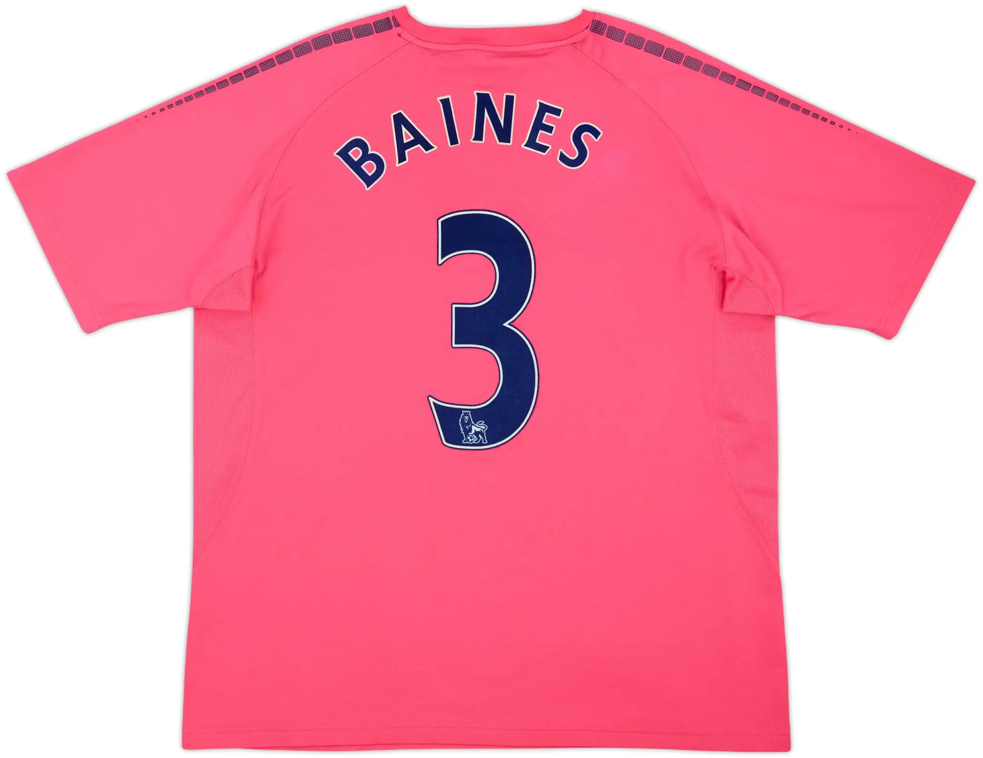 2010-11 Everton Away Shirt Baines #3 - 8/10 - (XL)