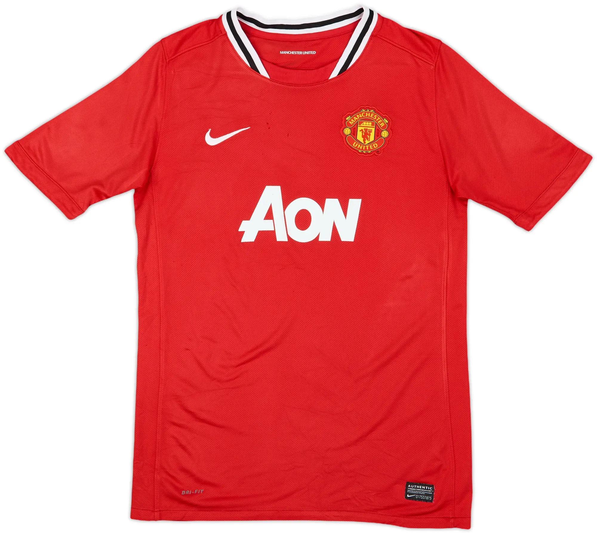 2011-12 Manchester United Home Shirt - 4/10 - (XL.Boys)