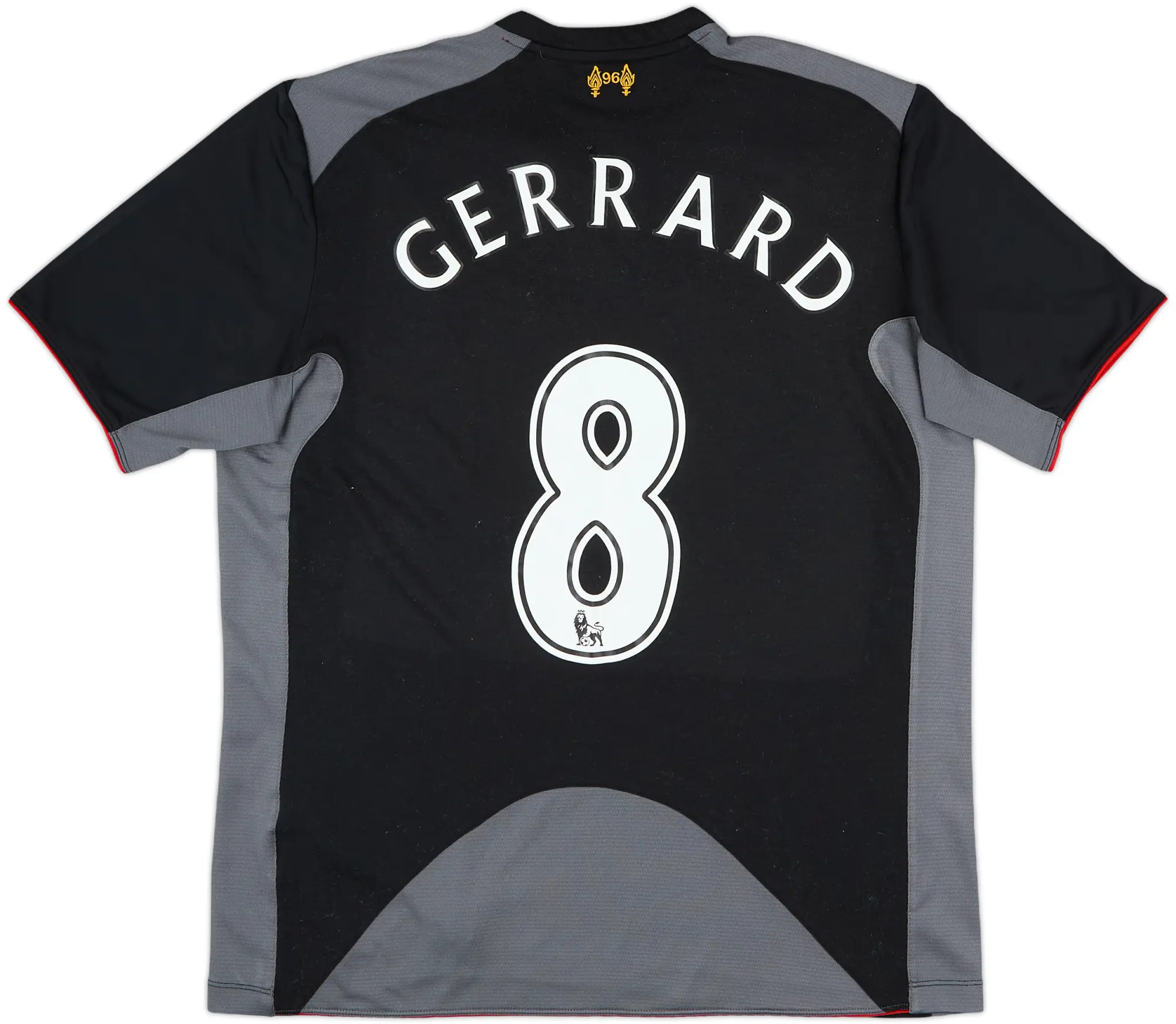 2012-13 Liverpool Away Shirt Gerrard #8 - 7/10 - (L)