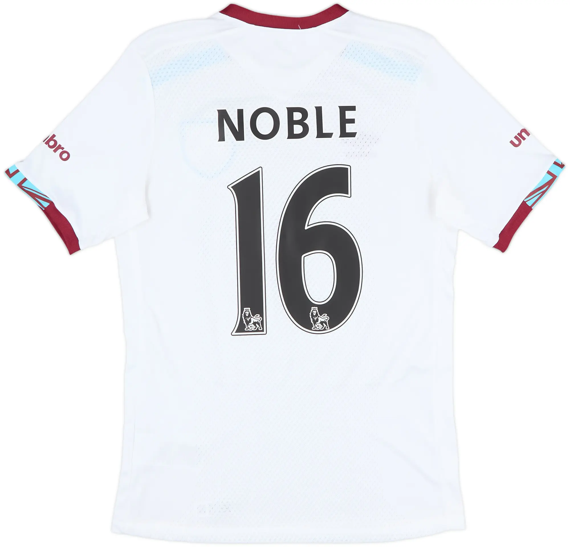 2016-17 West Ham Away Shirt Noble #16 - 9/10 - (S)