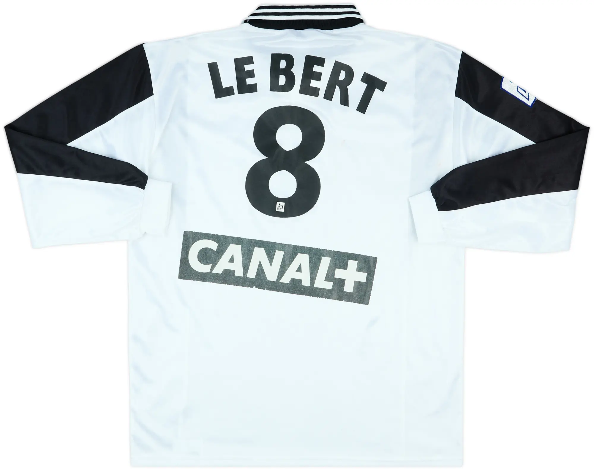 1996-98 FC Lorient Match Issue Coupe de la Ligue Away L/S Shirt Le Bert #8