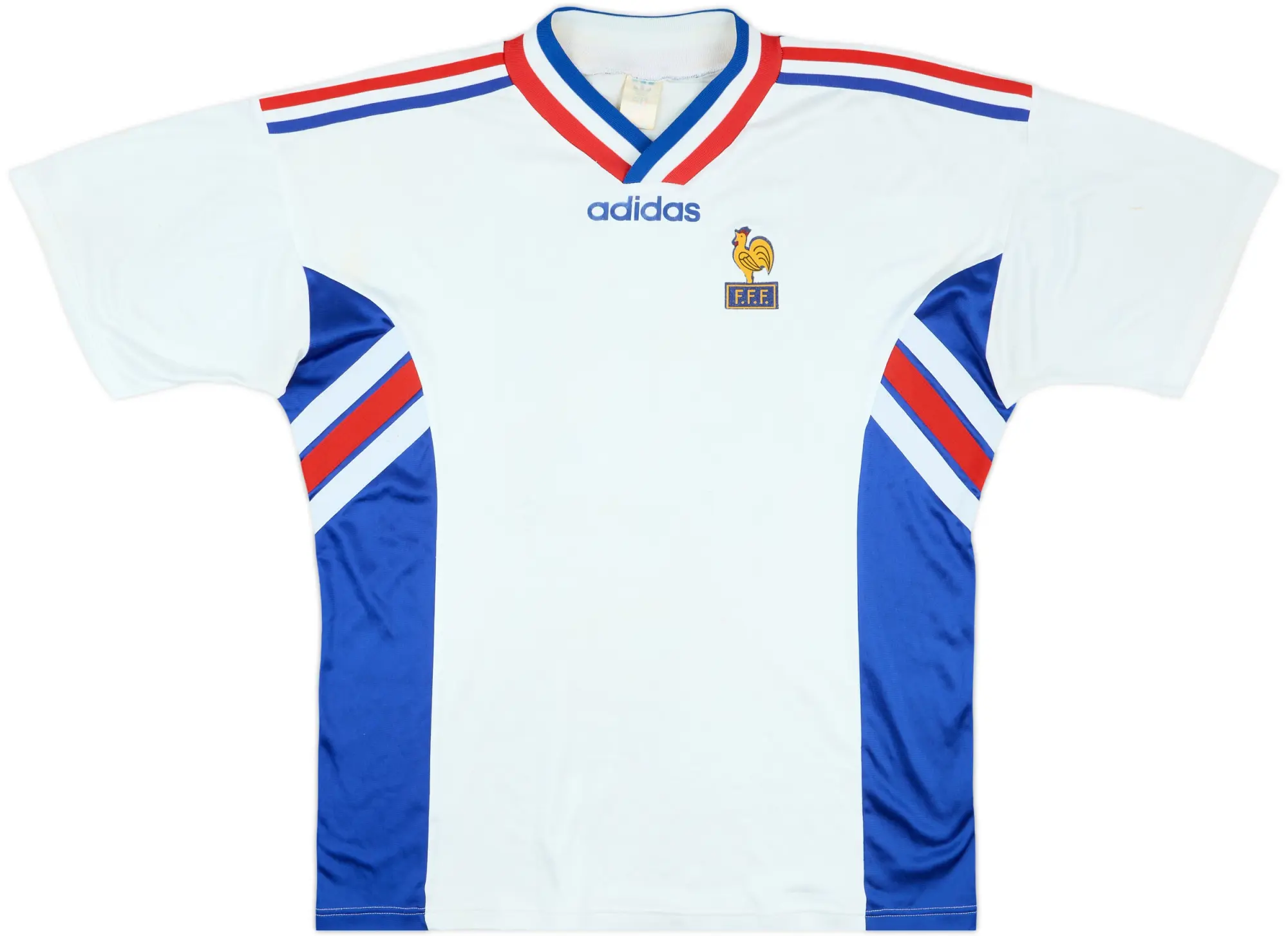 1996 France U-21 Match Issue Away Shirt #19