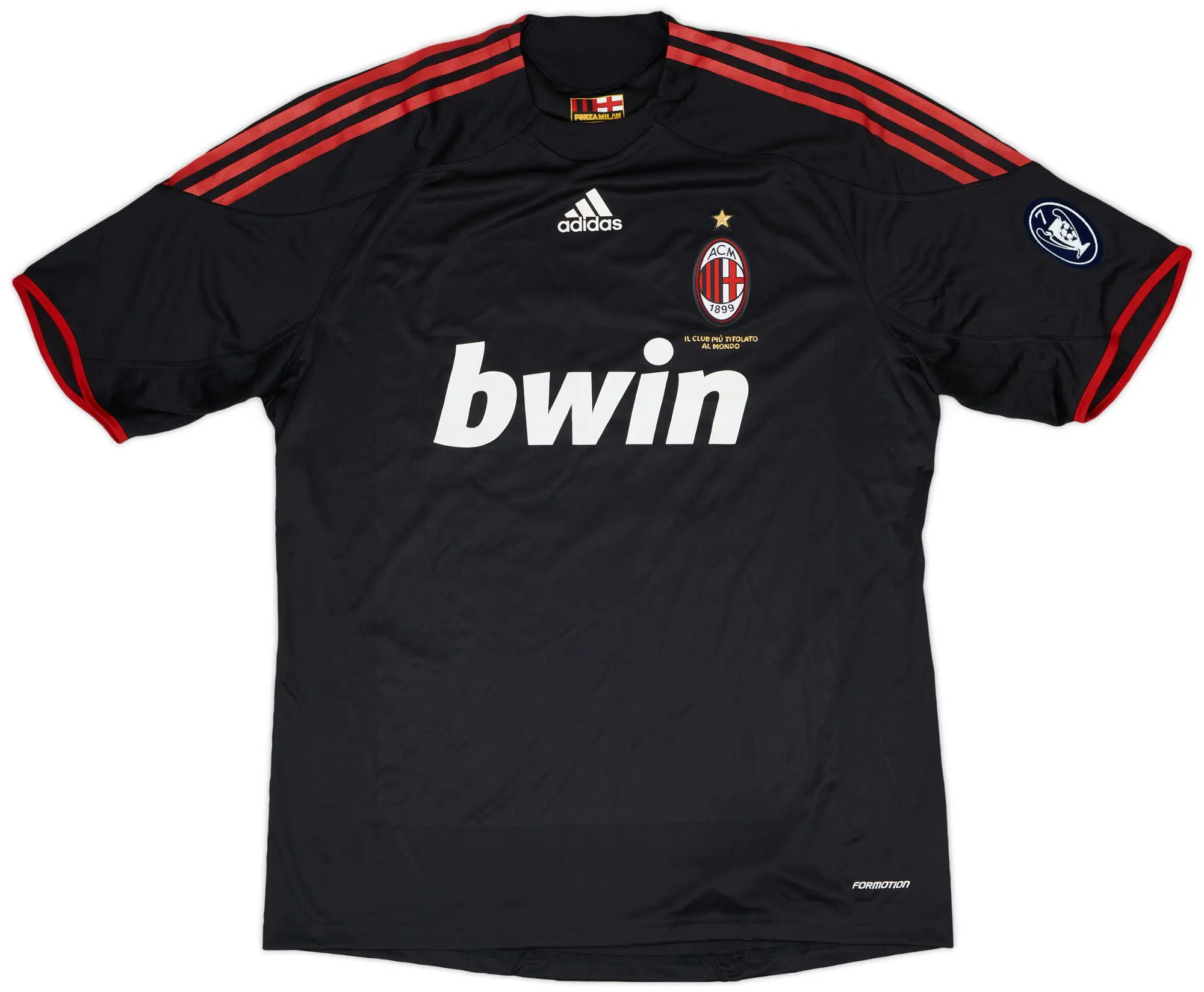2009-10 AC Milan Match Issue Third Shirt #55