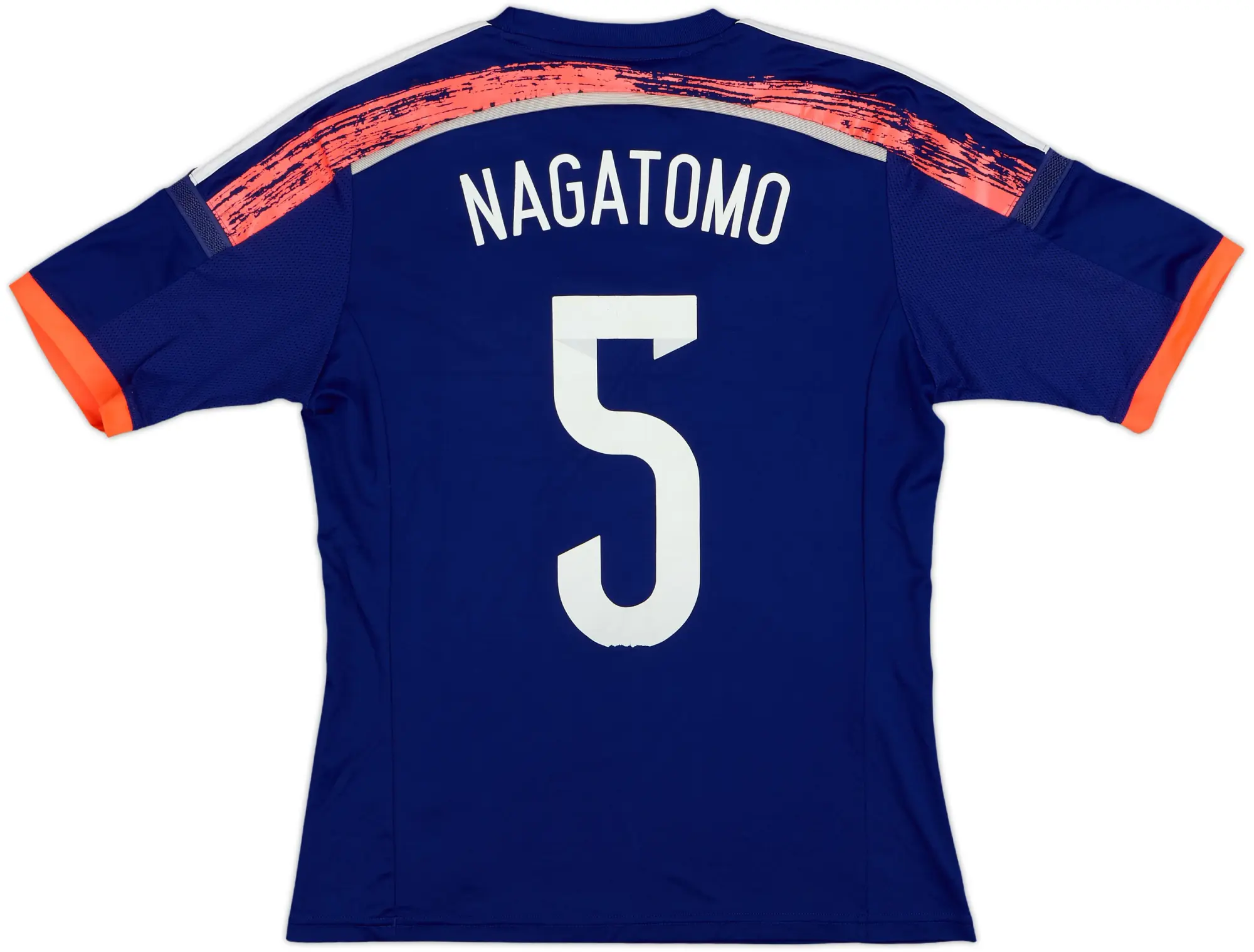 2013-15 Japan Home Shirt Nagatomo #5 - 7/10 - (S)