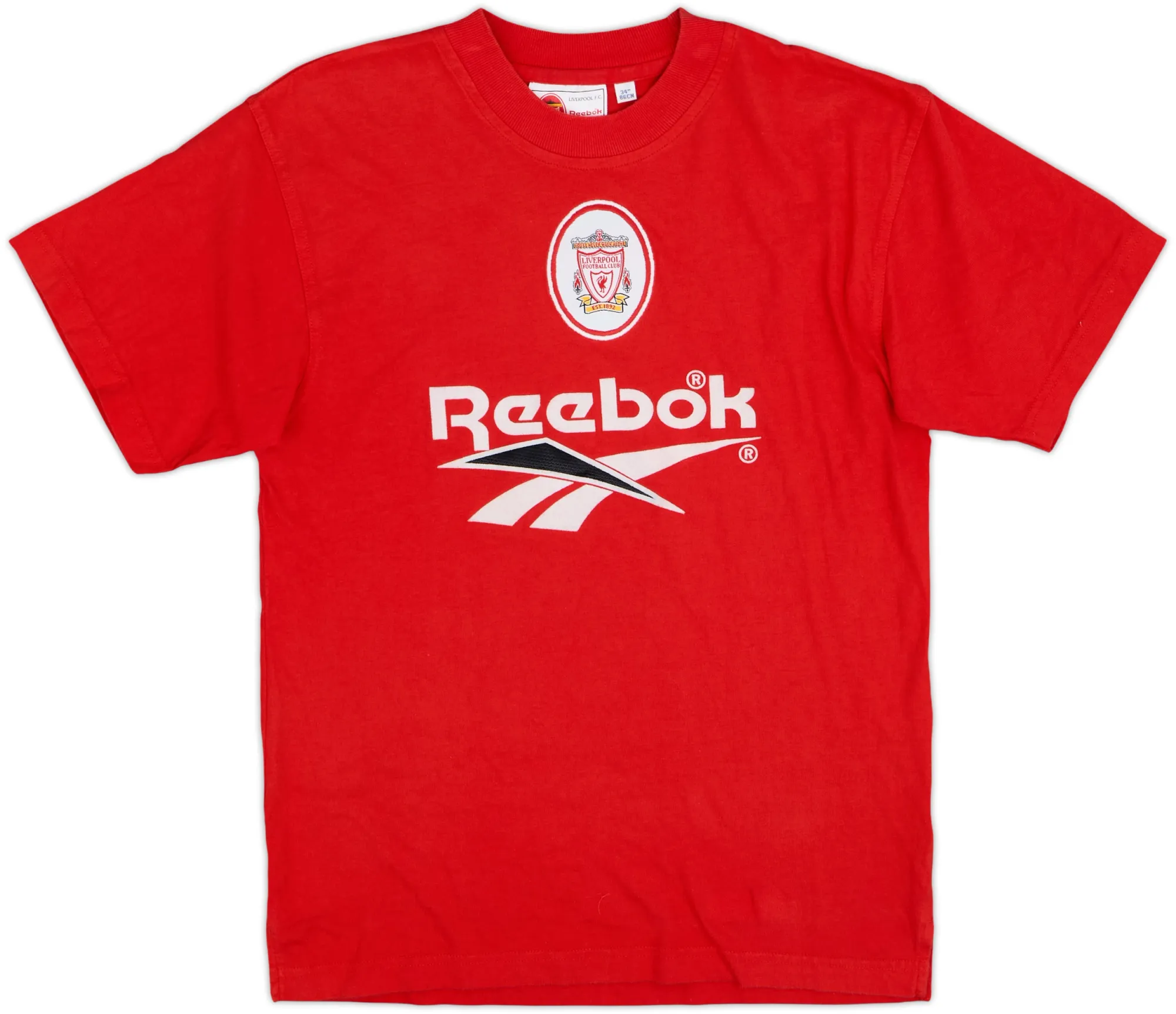 Reebok Liverpool Mens SS Home Shirt 1996/98