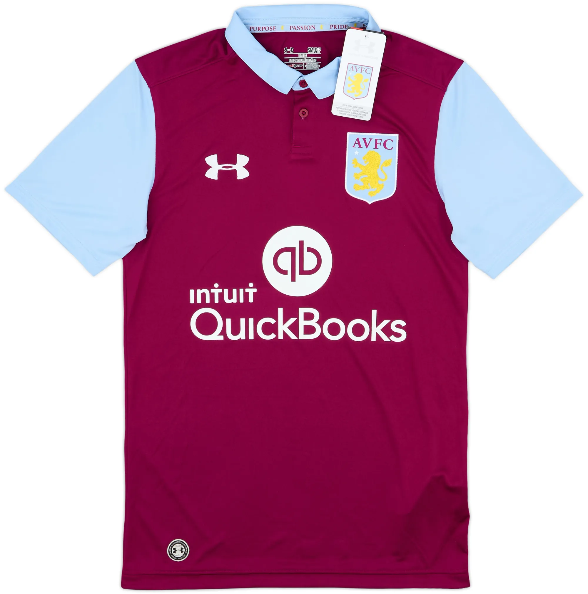 Under Armour Aston Villa Mens SS Home Shirt 2016/17