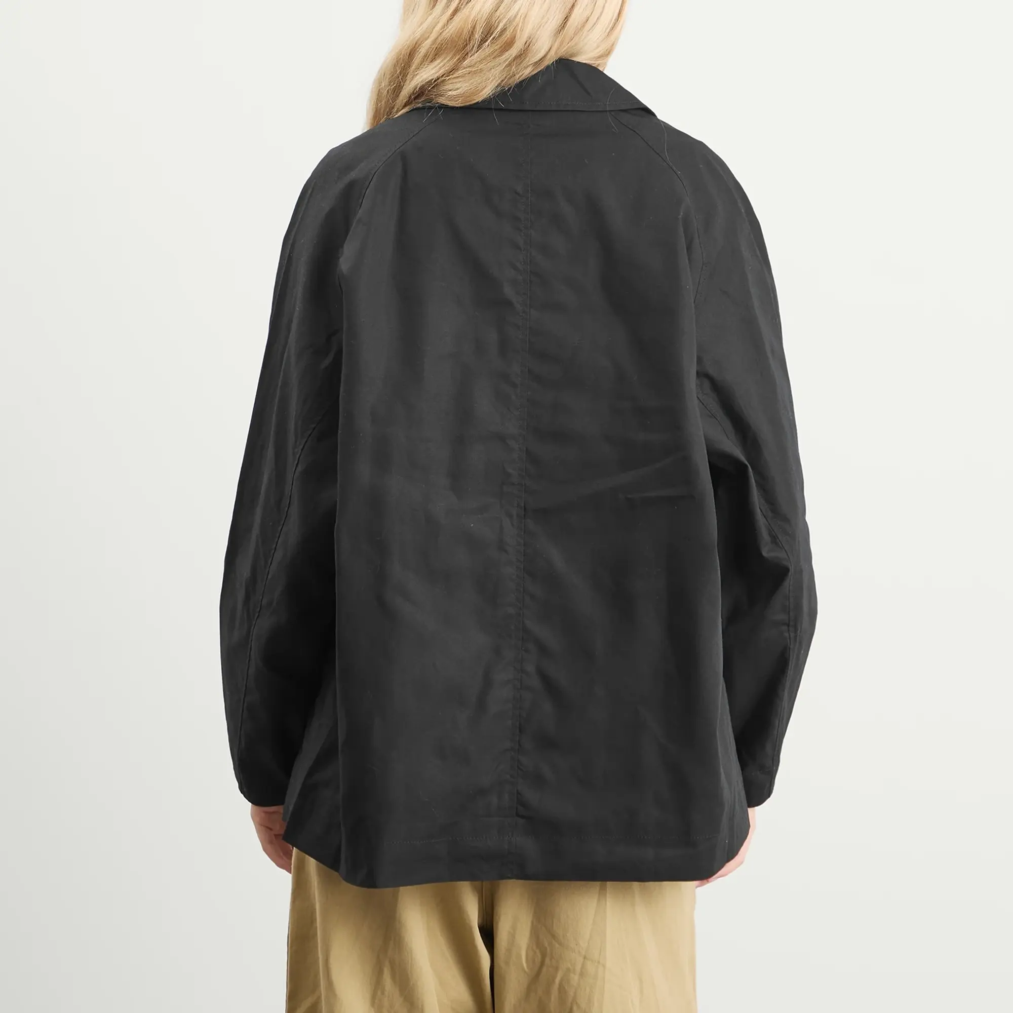 Baserange Women's Even Waxed Cotton Jacket Black