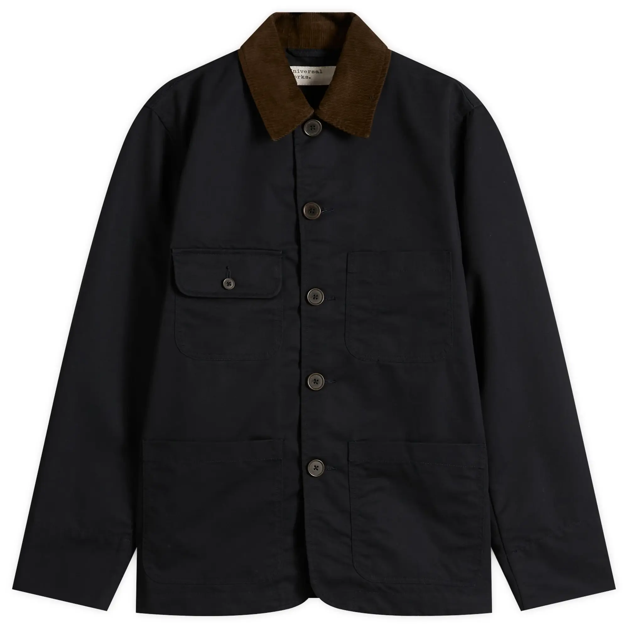 Universal Works Men's Brushed Polytech Merchant Jacket Navy