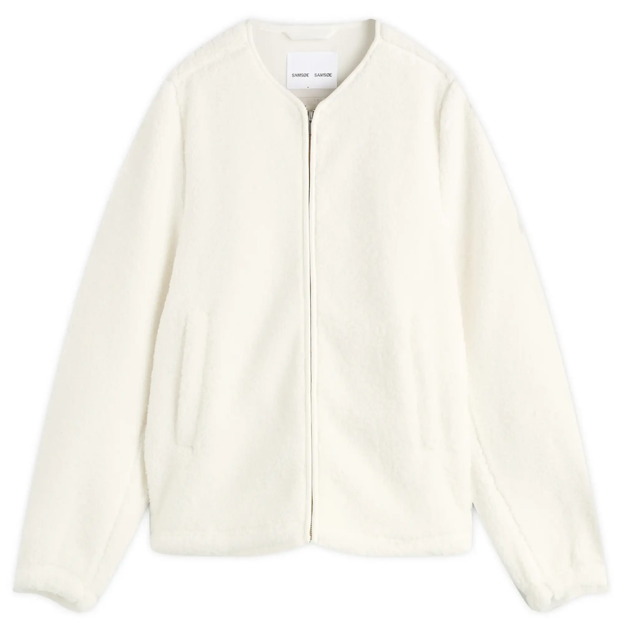 Samsøe Samsøe Women's Saautumn Fleece Jacket Clear Cream