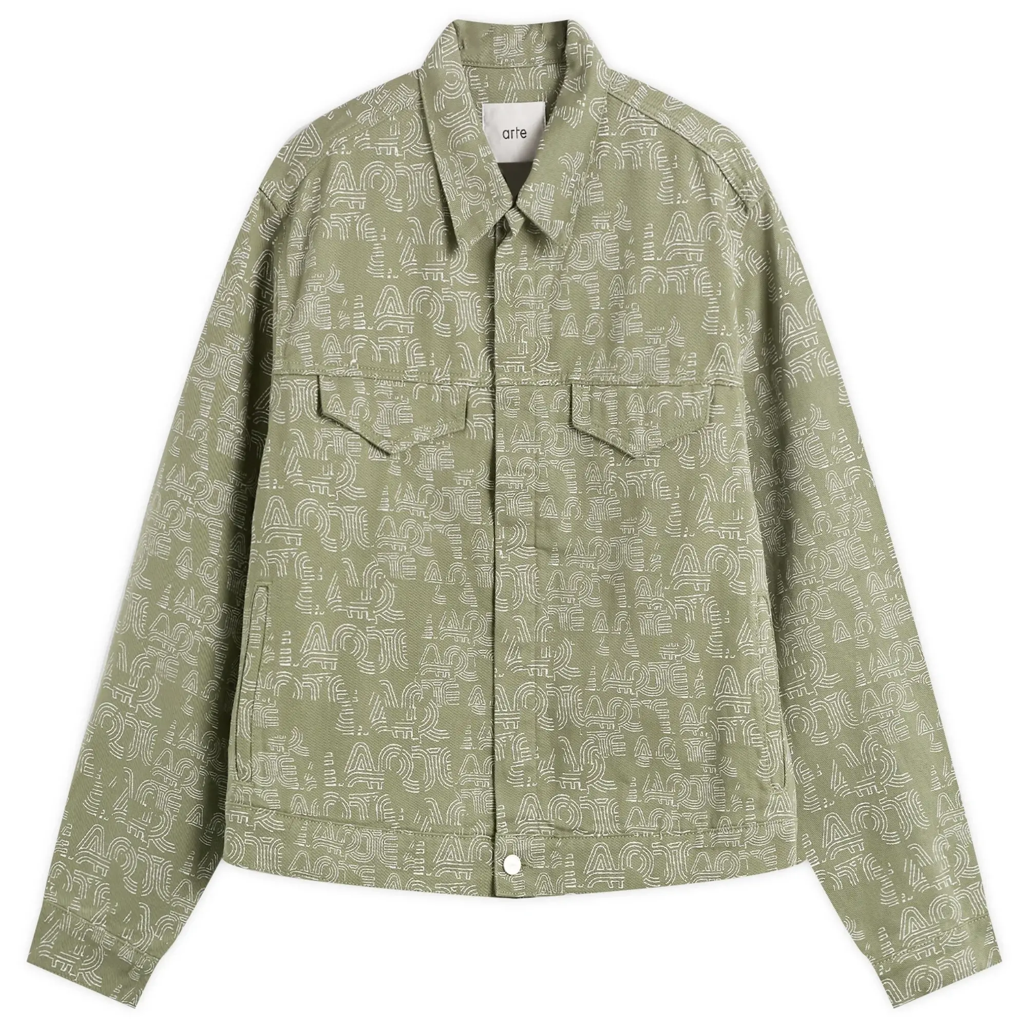 Arte Men's Allover Arte Men's Jacket Green