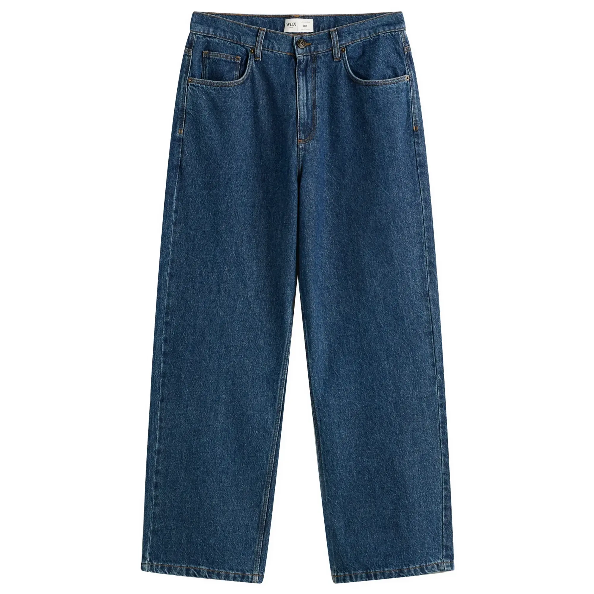 Wax London Men's Felix Loose Fit Jean 90S Blue Wash
