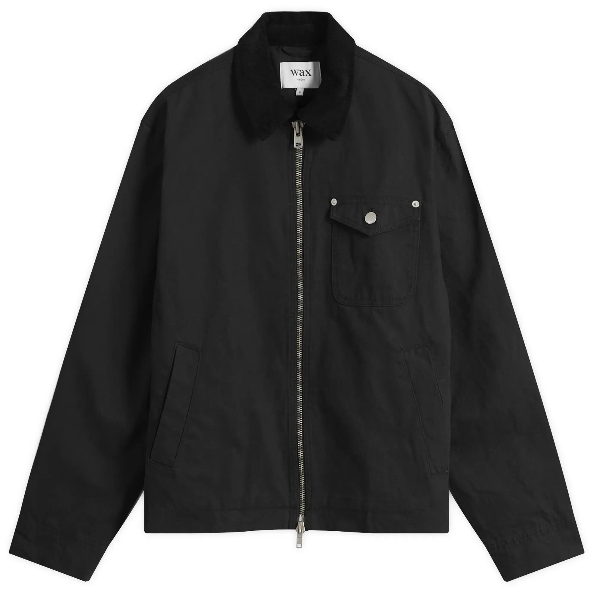 Wax London Men's Mason Canvas Jacket Black