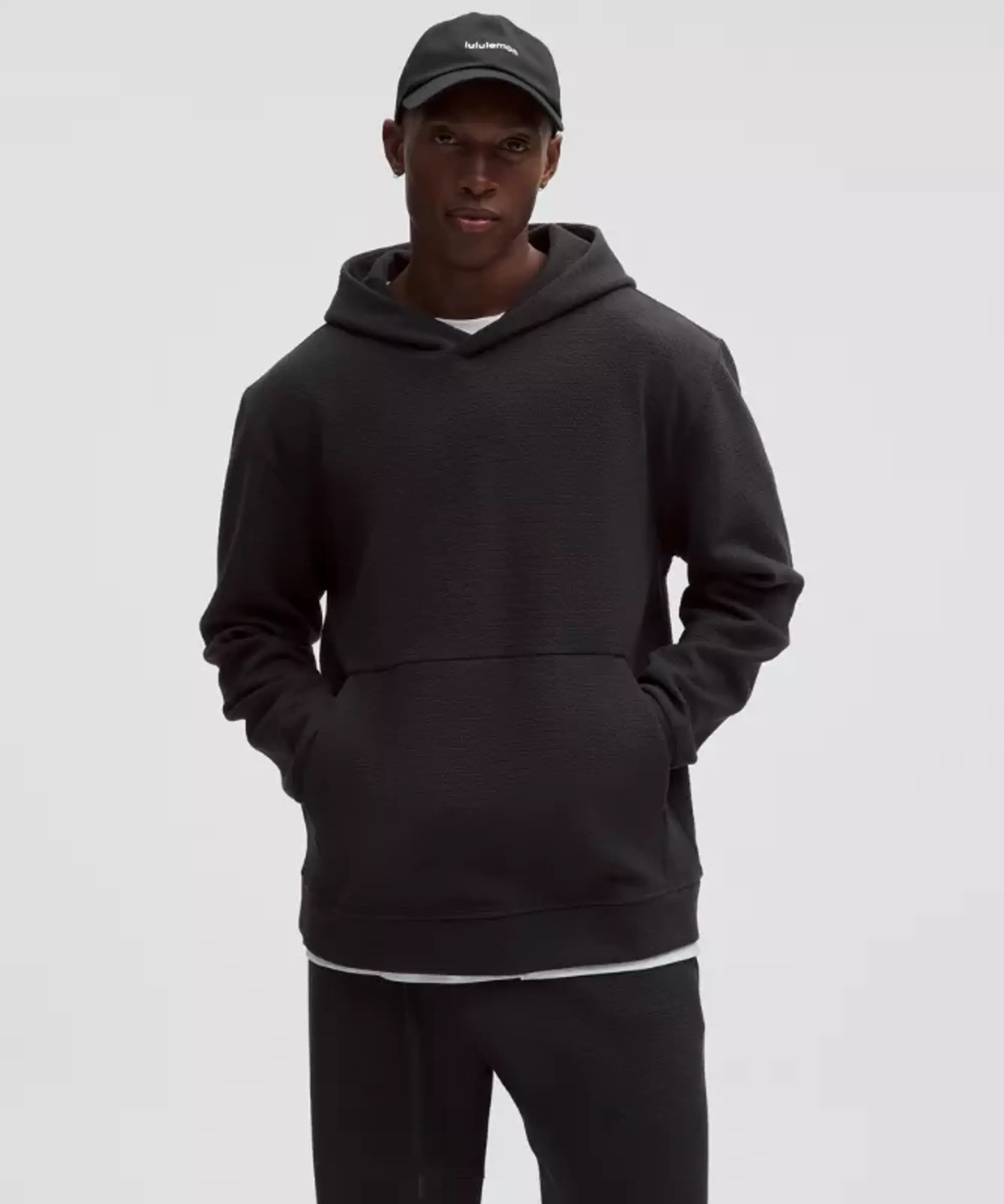 lululemon – Men's Textured Spacer Hoodie – Color Black – Size XL